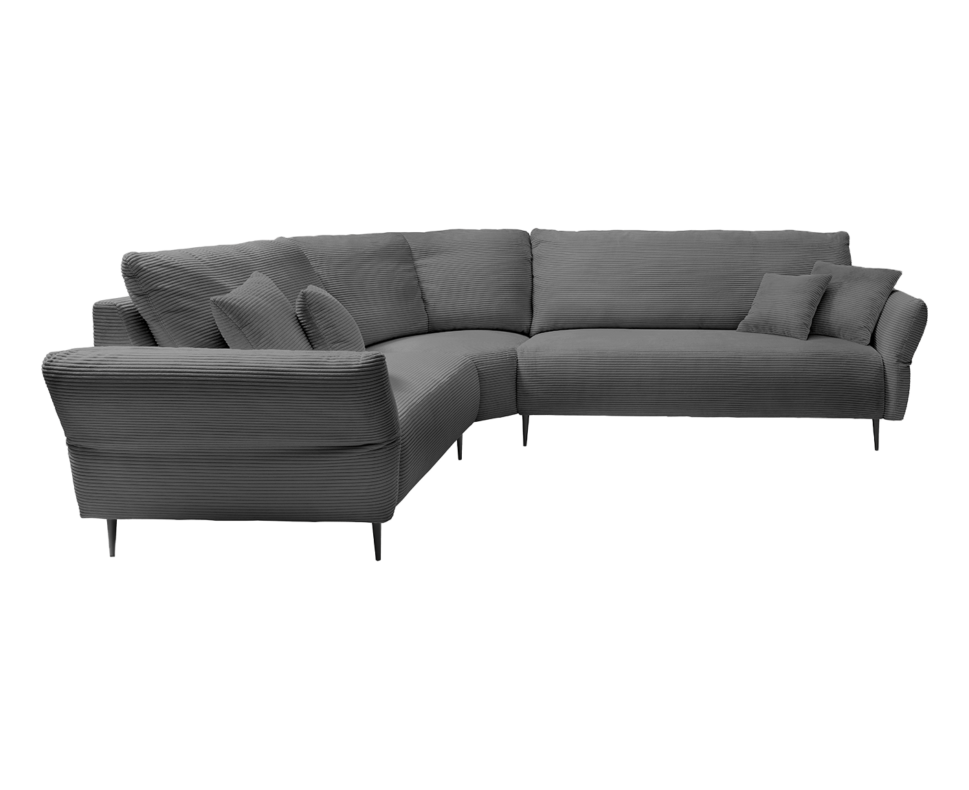 Viterbo Ecksofa 256-269 x 256-269 cm, mit Trapezecke, Cord