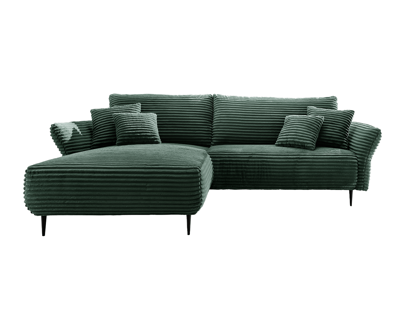 Viterbo Ecksofa 260 - 302 x 178 cm, beidseitig montierbar, Aversa