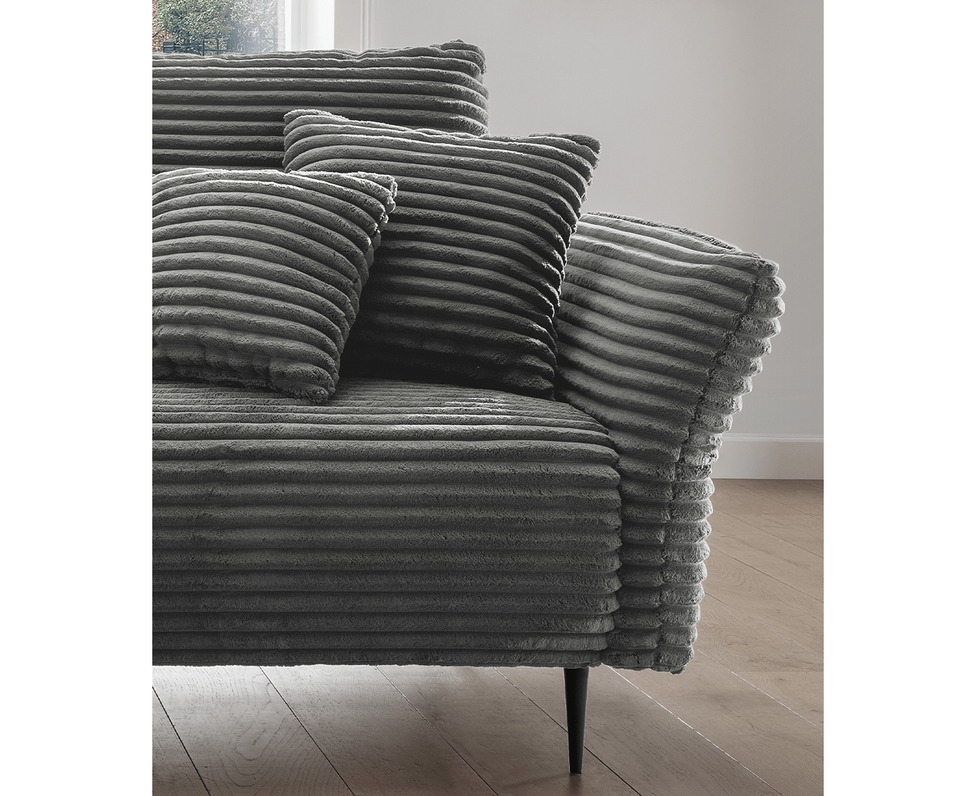 Viterbo Ecksofa 260 - 302 x 178 cm, beidseitig montierbar, Aversa