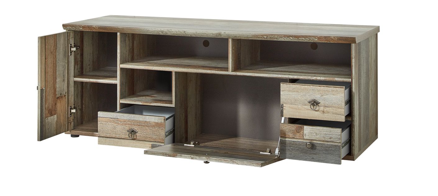 Wohnwand BONANZA Driftwood Nachbildung