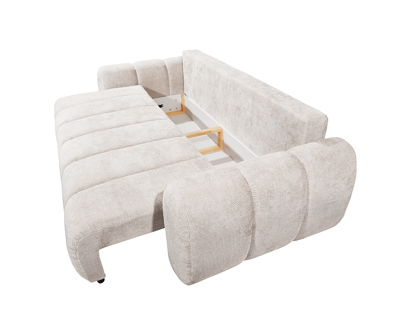 Bubble Schlafsofa 256 x 112 cm, mit Bettkasten