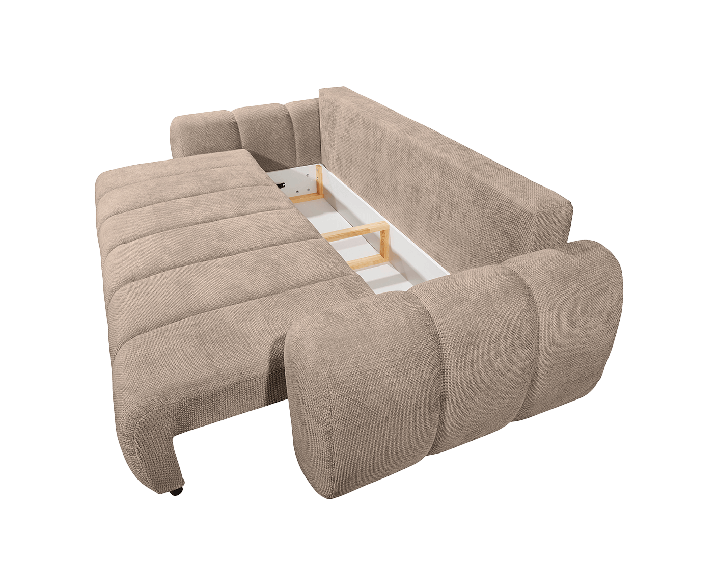 Bubble Schlafsofa 256 x 112 cm, mit Bettkasten