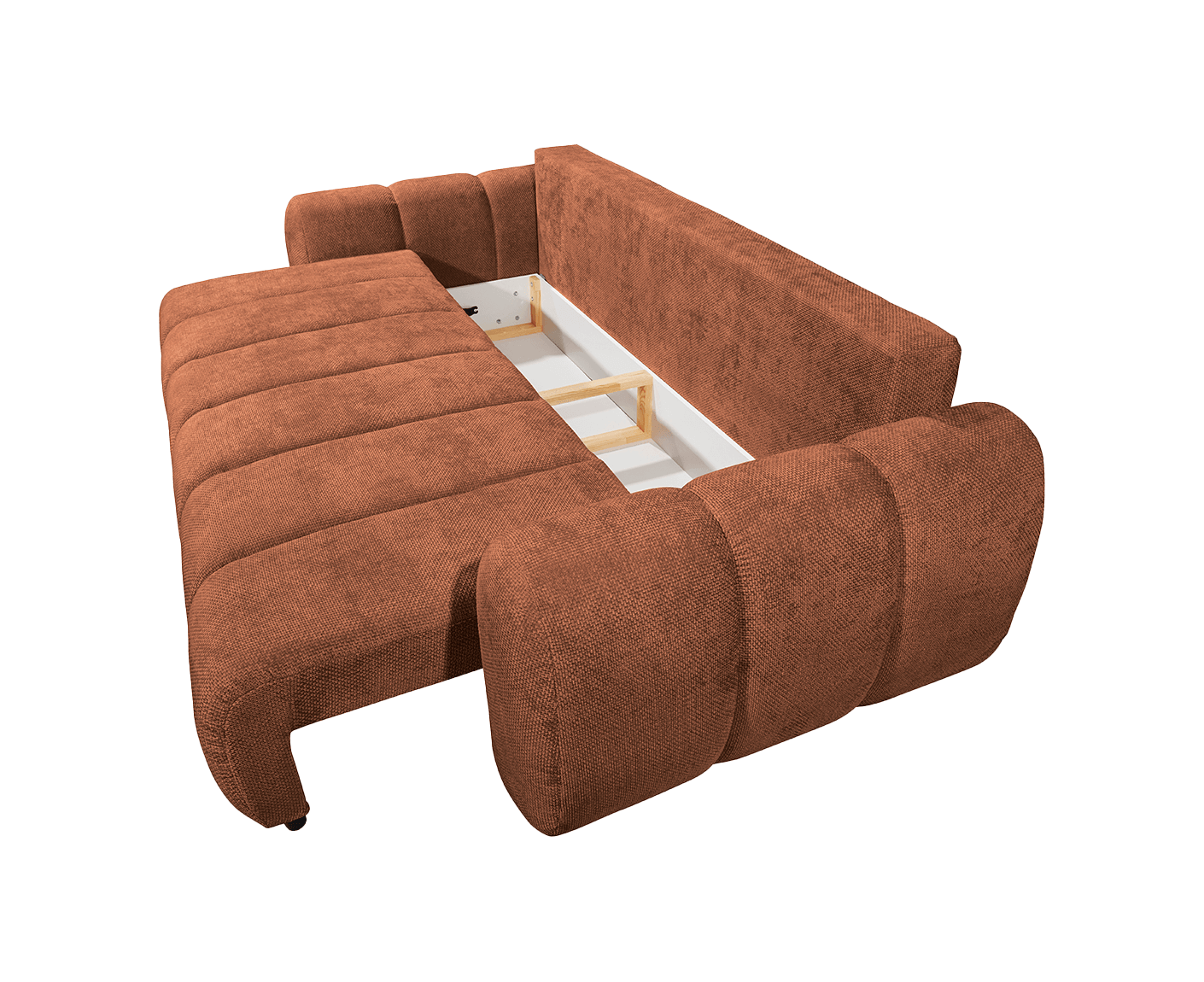 Bubble Schlafsofa 256 x 112 cm, mit Bettkasten