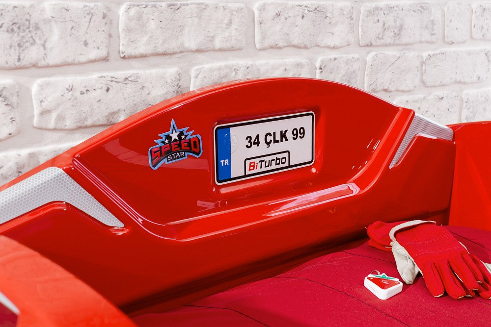 Cilek BiTURBO Autobett Kinderbett Bett Rennfahrerbett Rot