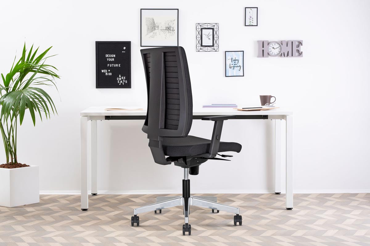 NAVIGO Bürostuhl / Drehstuhl Schwarz