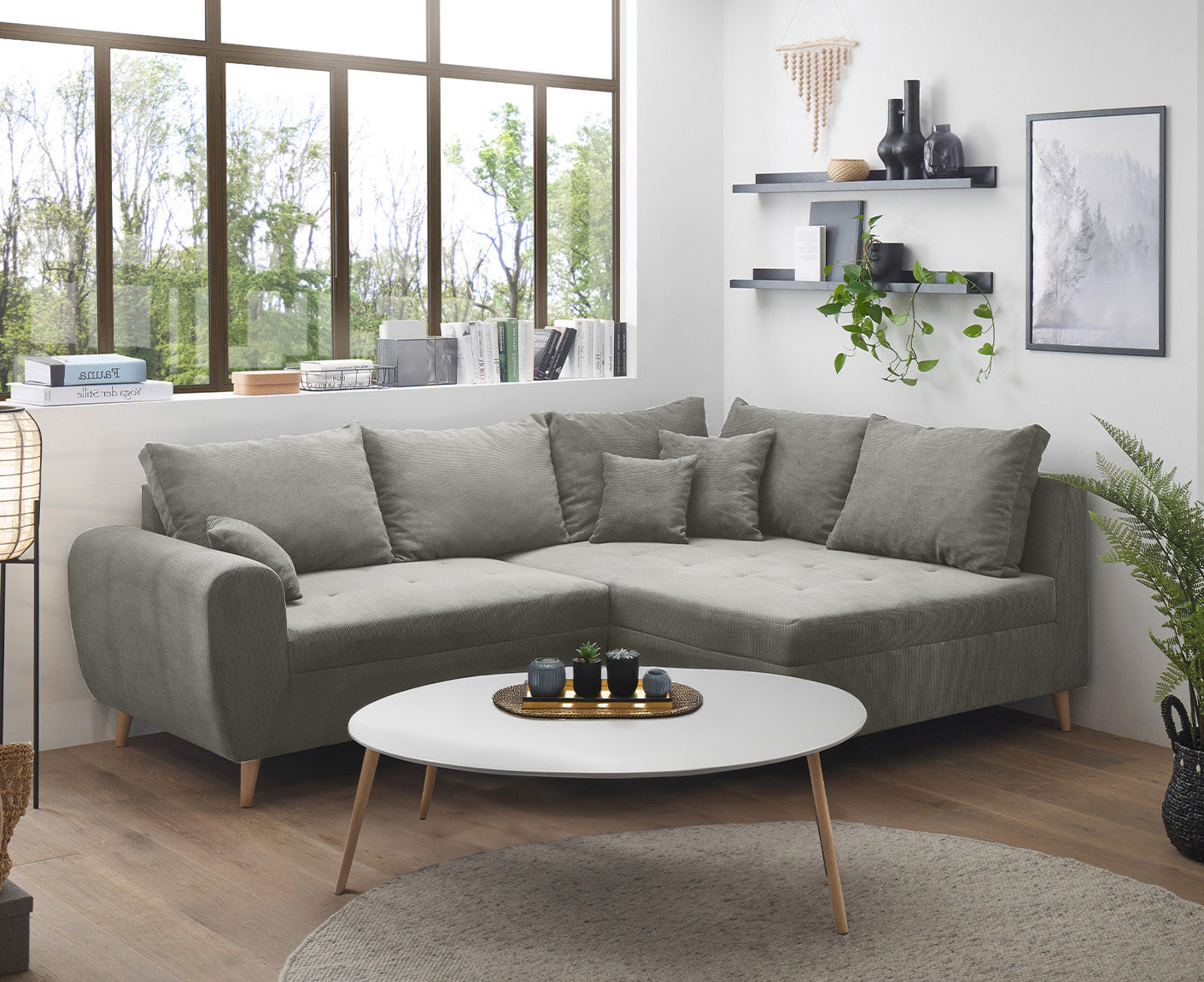 Calanda Ecksofa 249 x 175 cm (Cord)