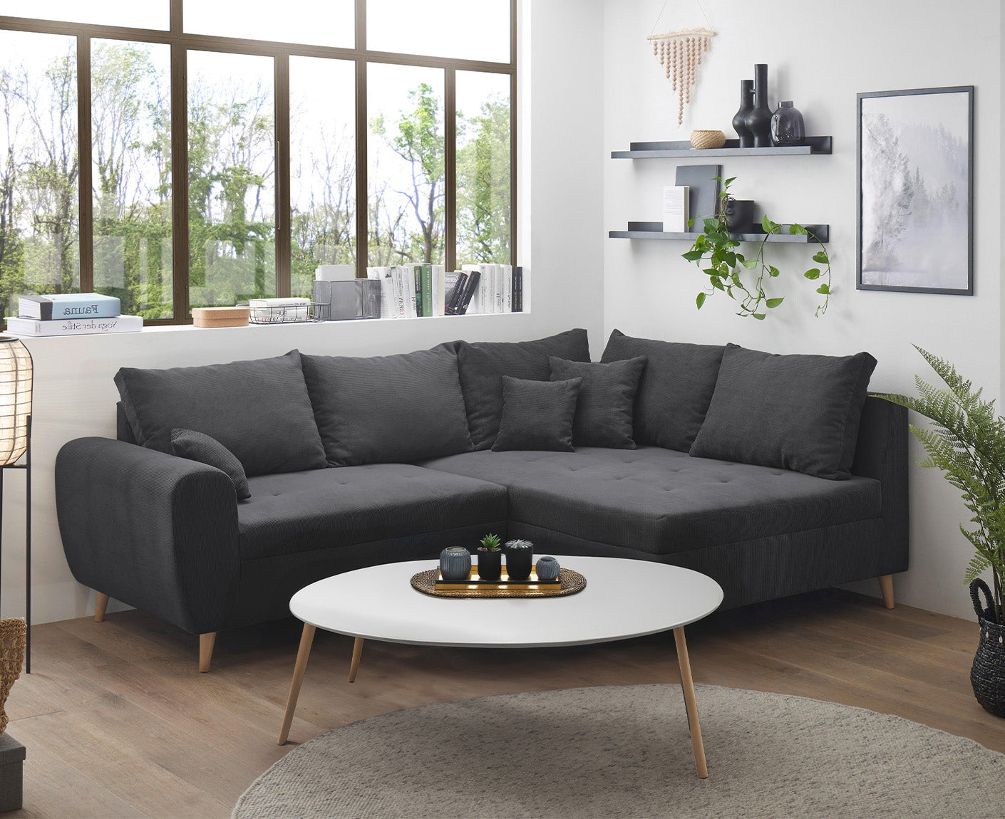 Calanda Ecksofa 249 x 175 cm (Cord)