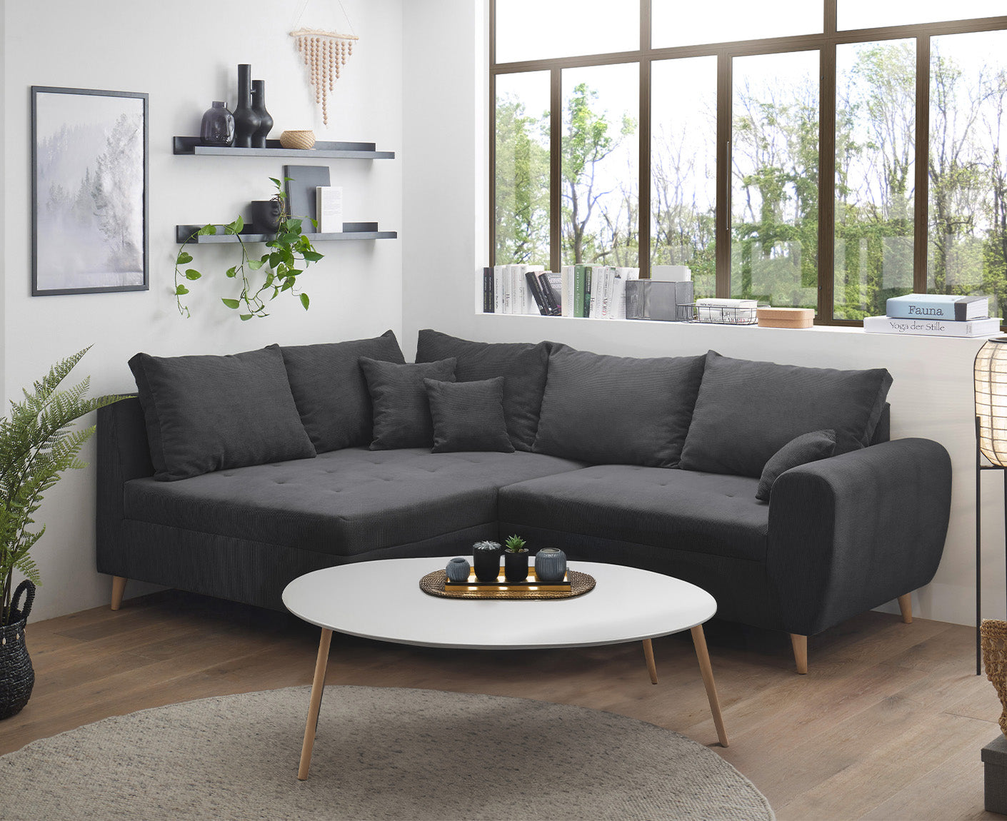 Calanda Ecksofa 249 x 175 cm (Cord)