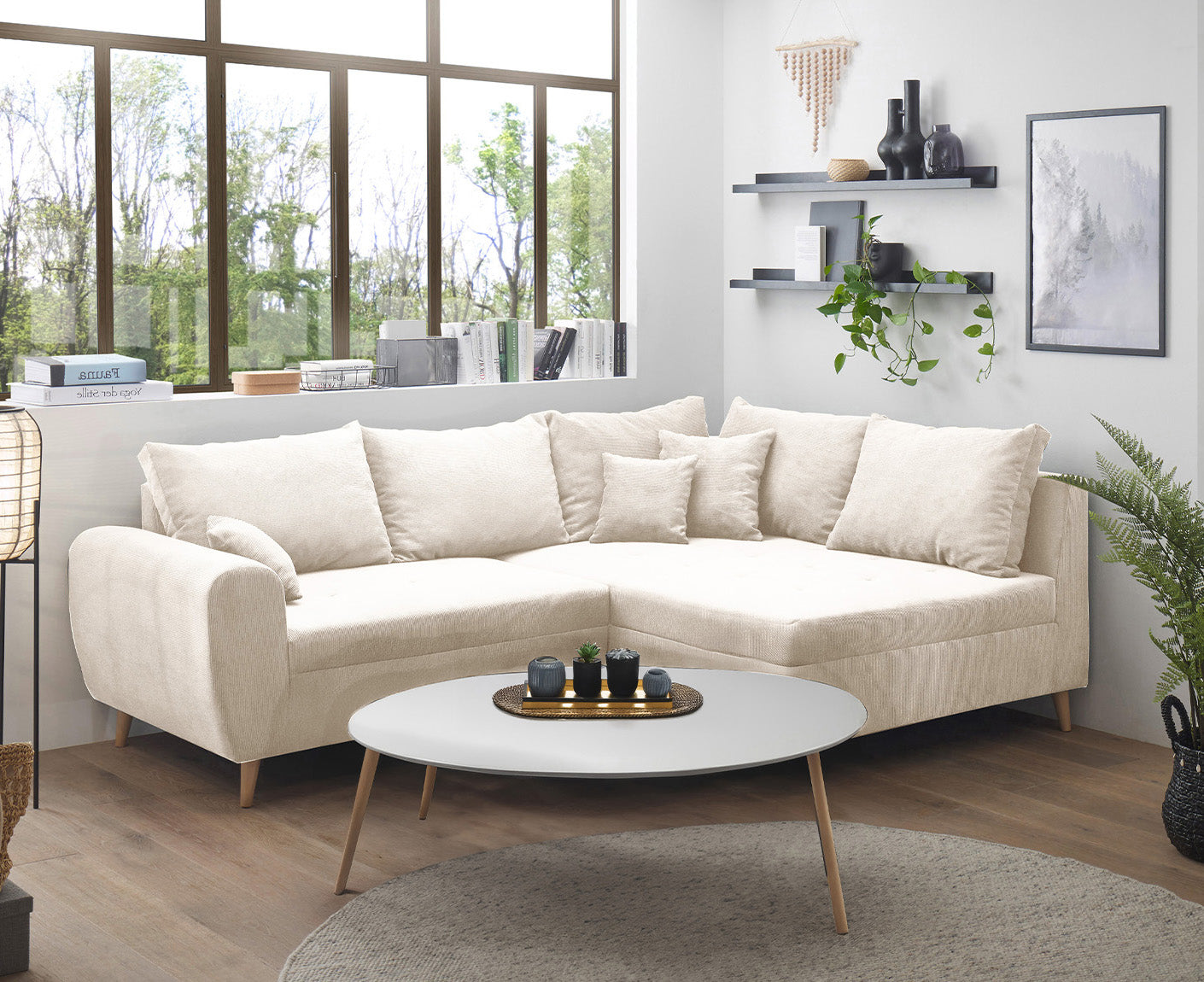Calanda Ecksofa 249 x 175 cm (Cord)