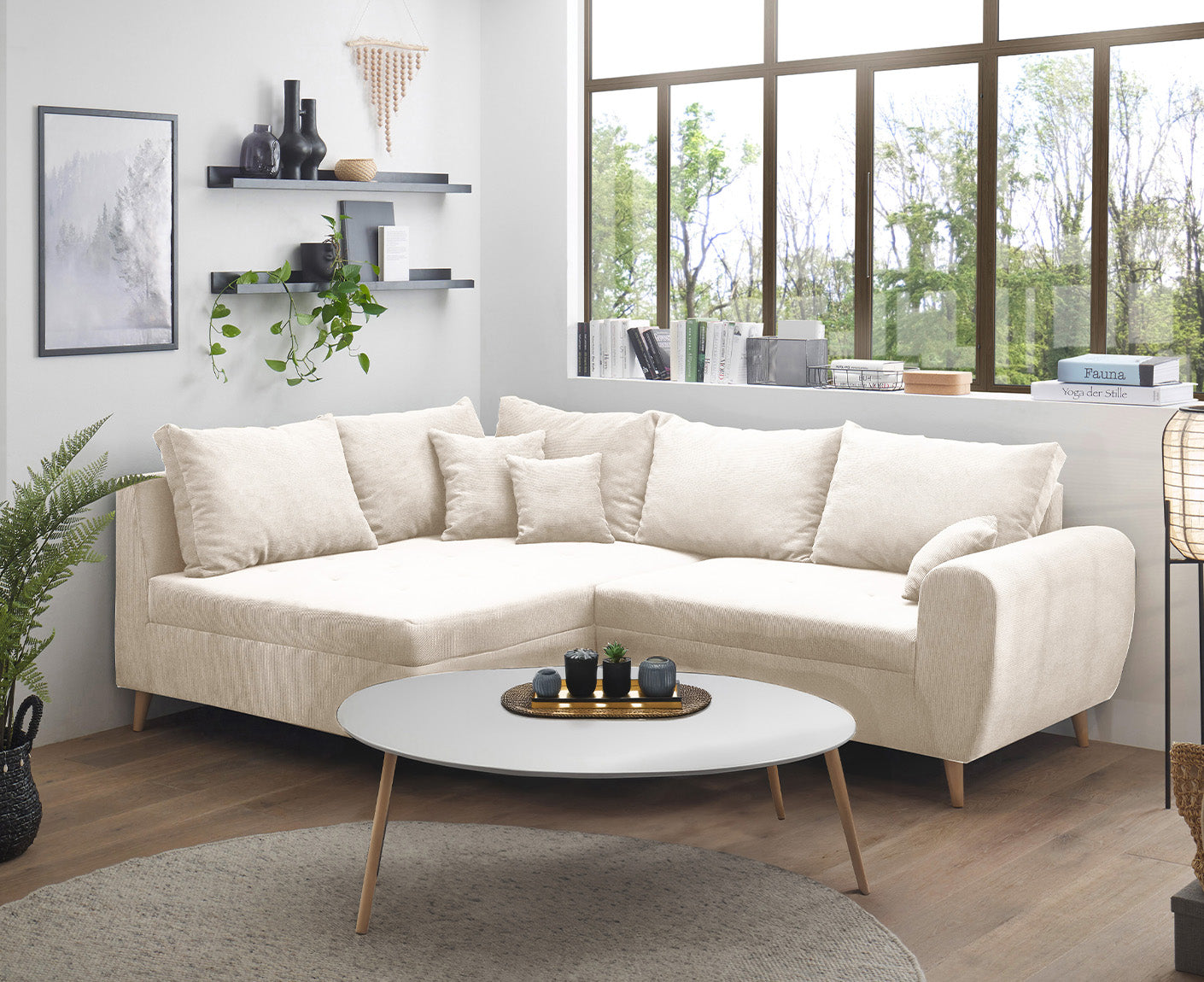 Calanda Ecksofa 249 x 175 cm (Cord)
