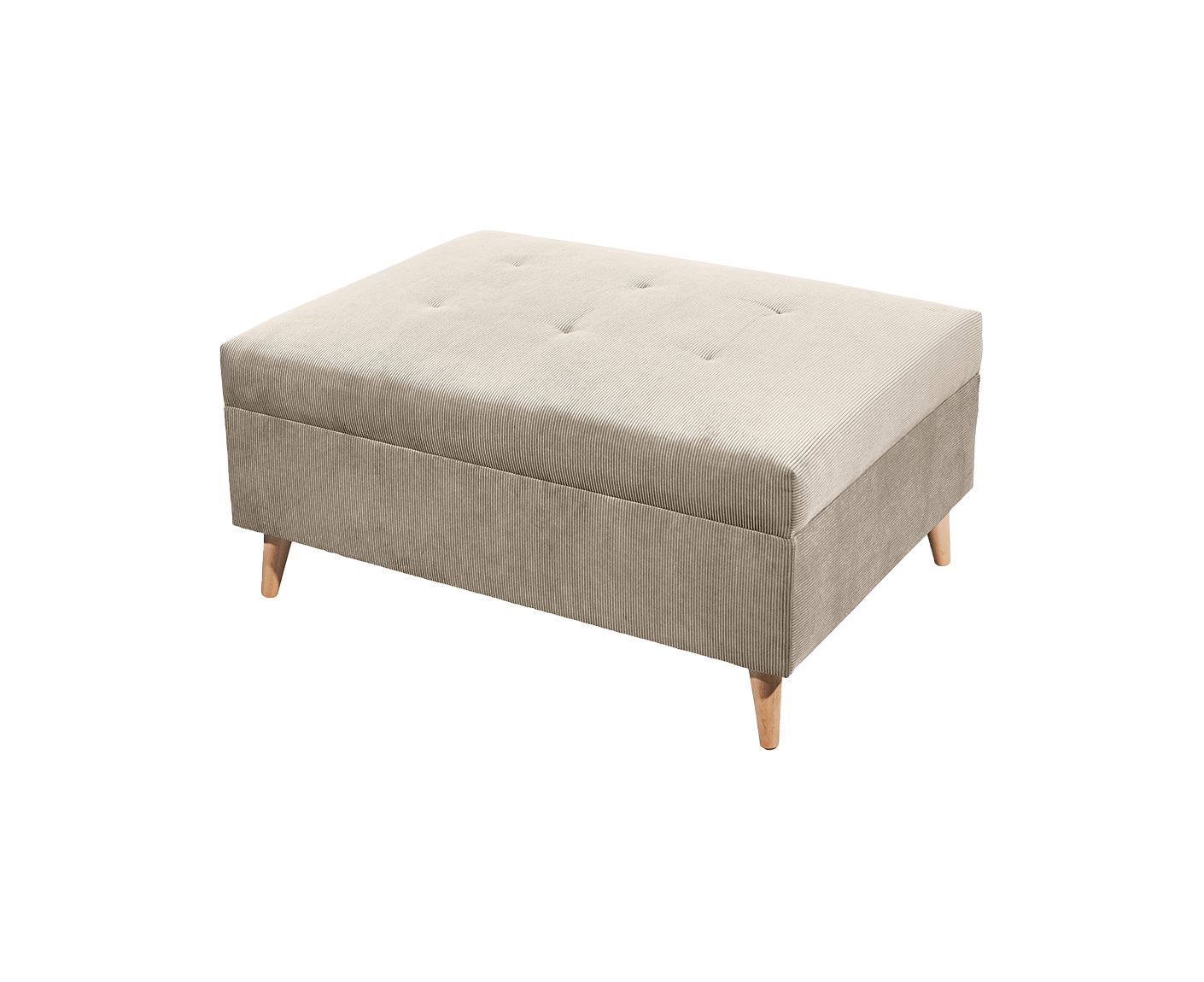 Calanda Ecksofa inkl. Hocker 249 x 175 cm (Cord)