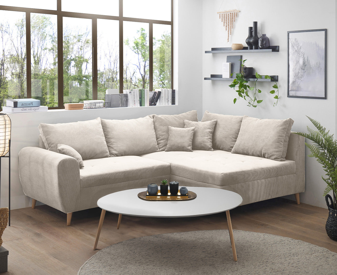 Calanda Ecksofa 249 x 175 cm (Cord)