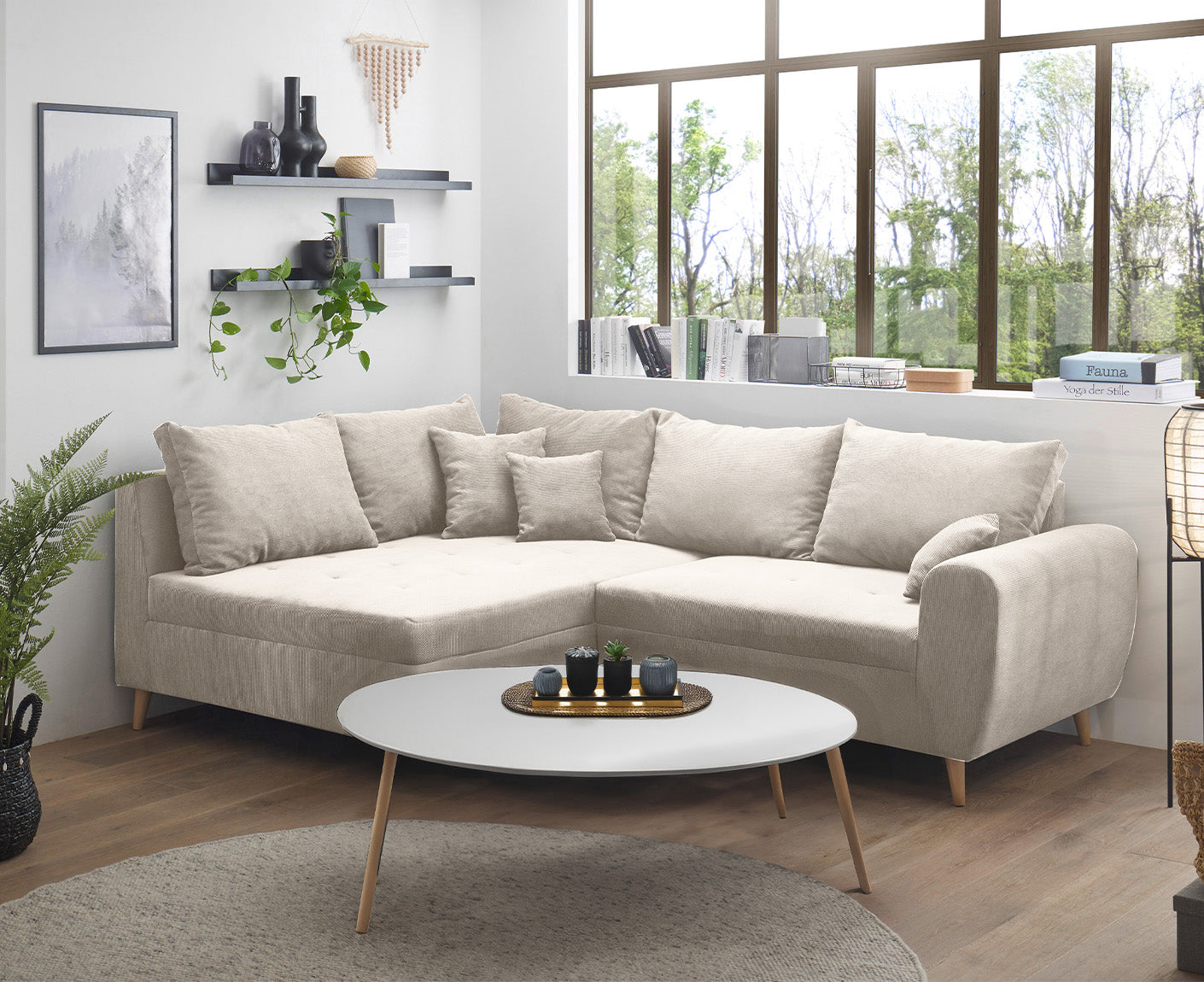 Calanda Ecksofa 249 x 175 cm (Cord)