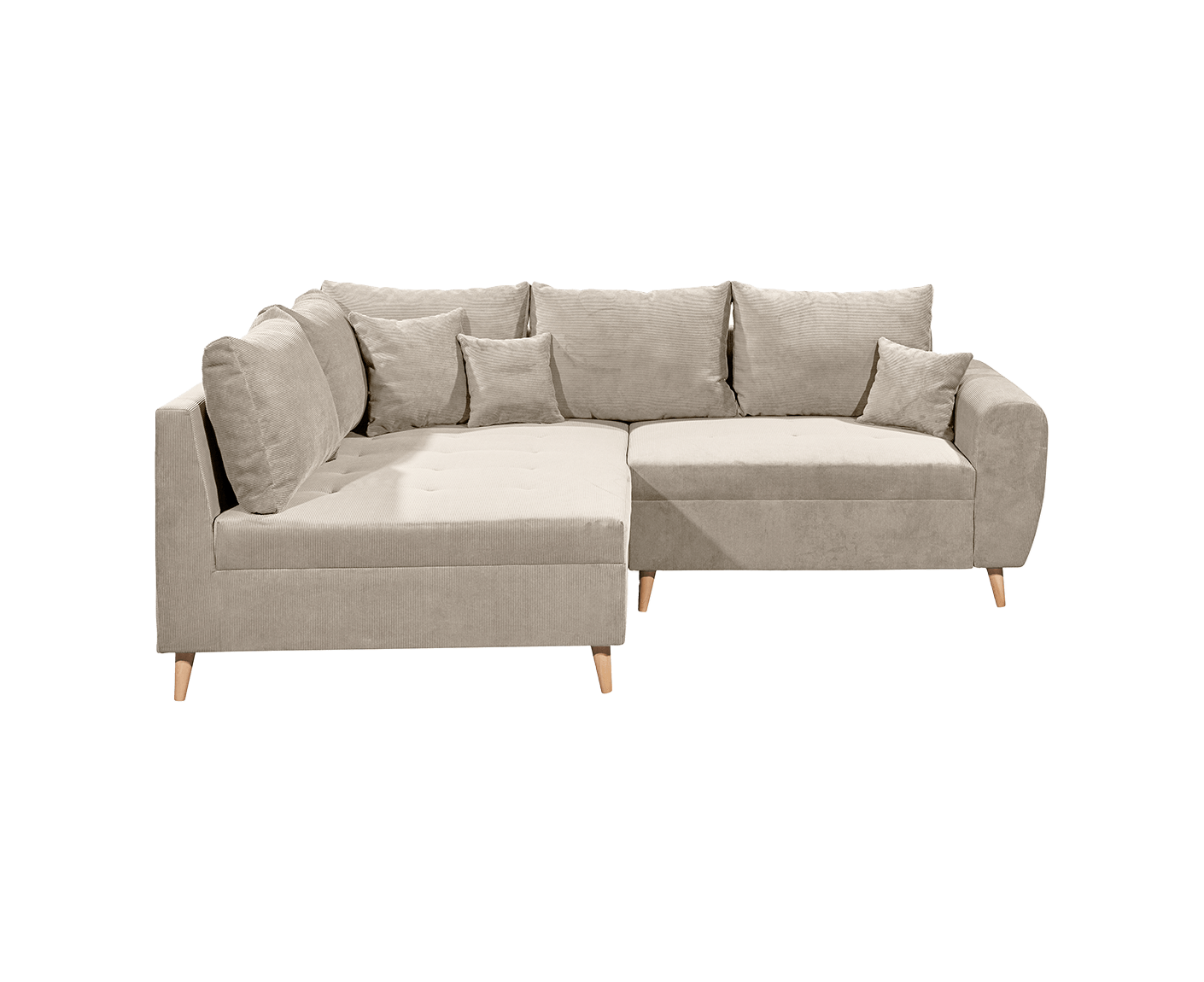 Calanda Ecksofa inkl. Hocker 249 x 175 cm (Cord)