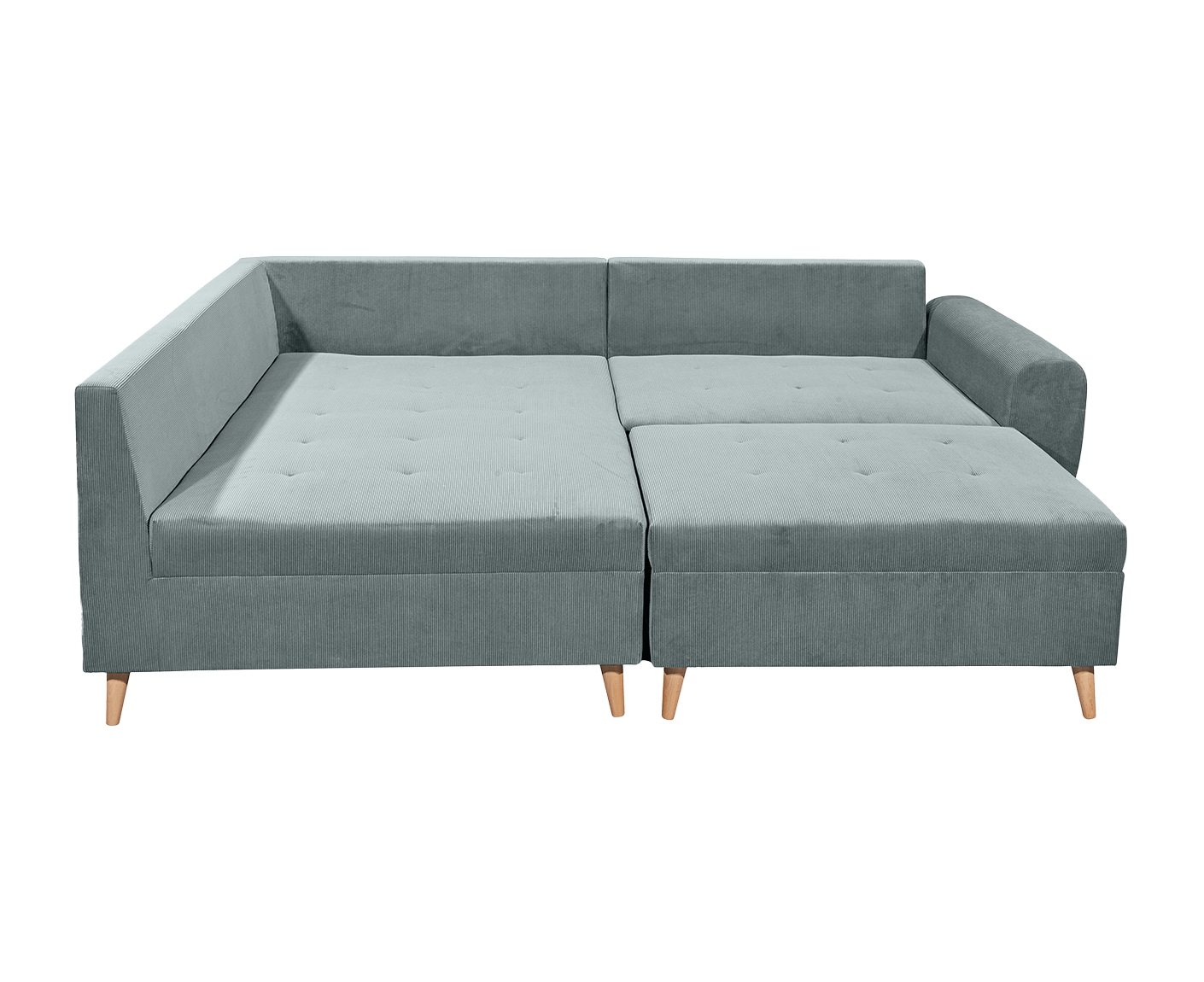 Calanda Ecksofa inkl. Hocker 249 x 175 cm (Cord)