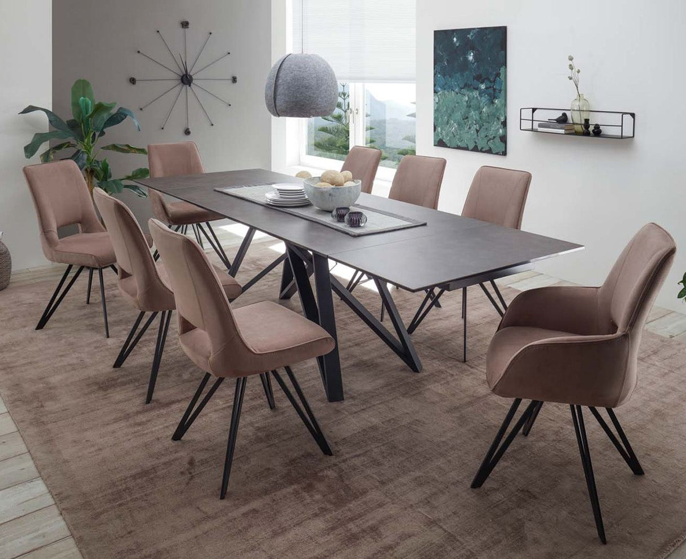 Charly Esstisch 180-280x95 cm Keramik ausziehbar