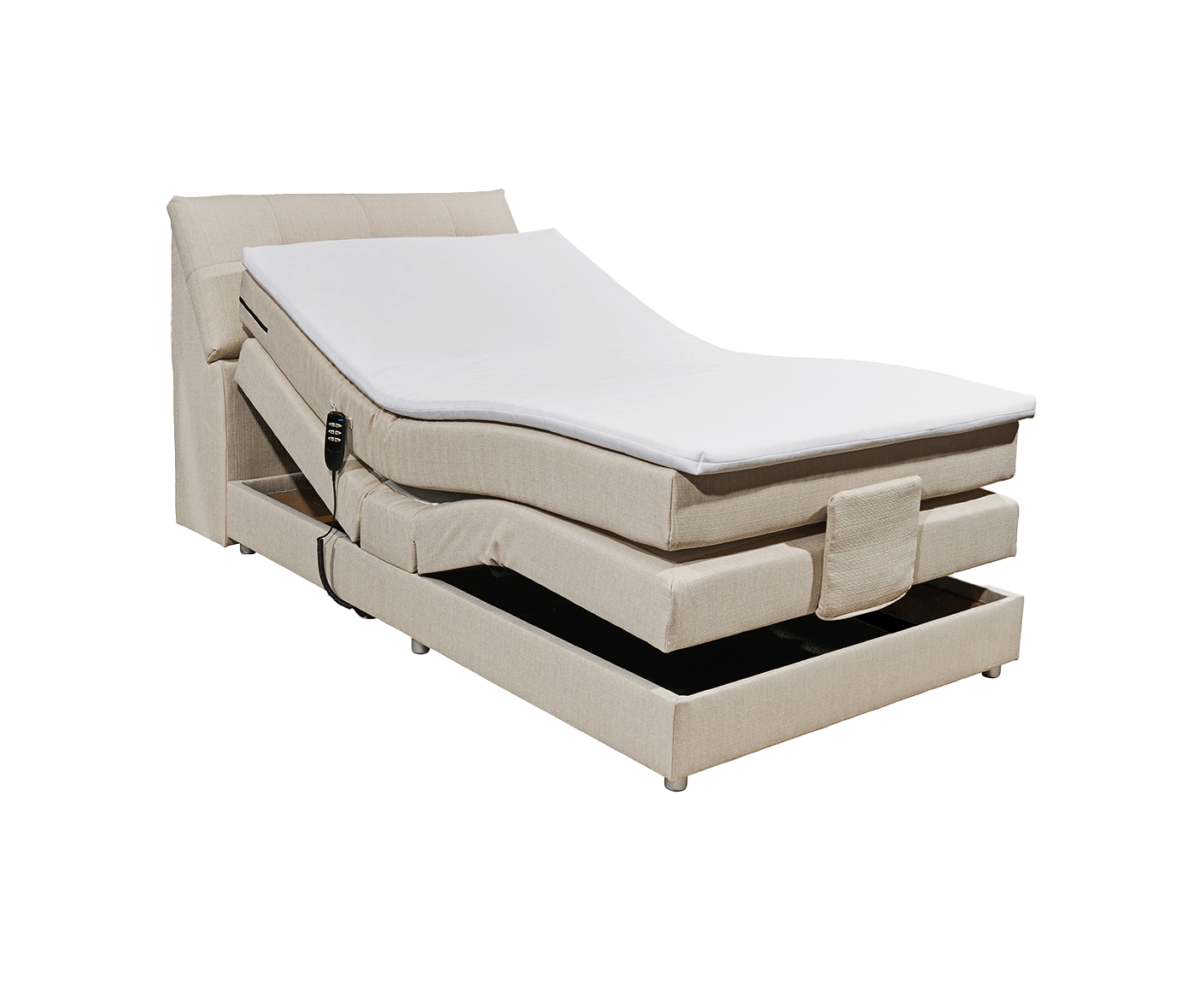 Carpino 120x200 cm Boxspringbett mit Motor