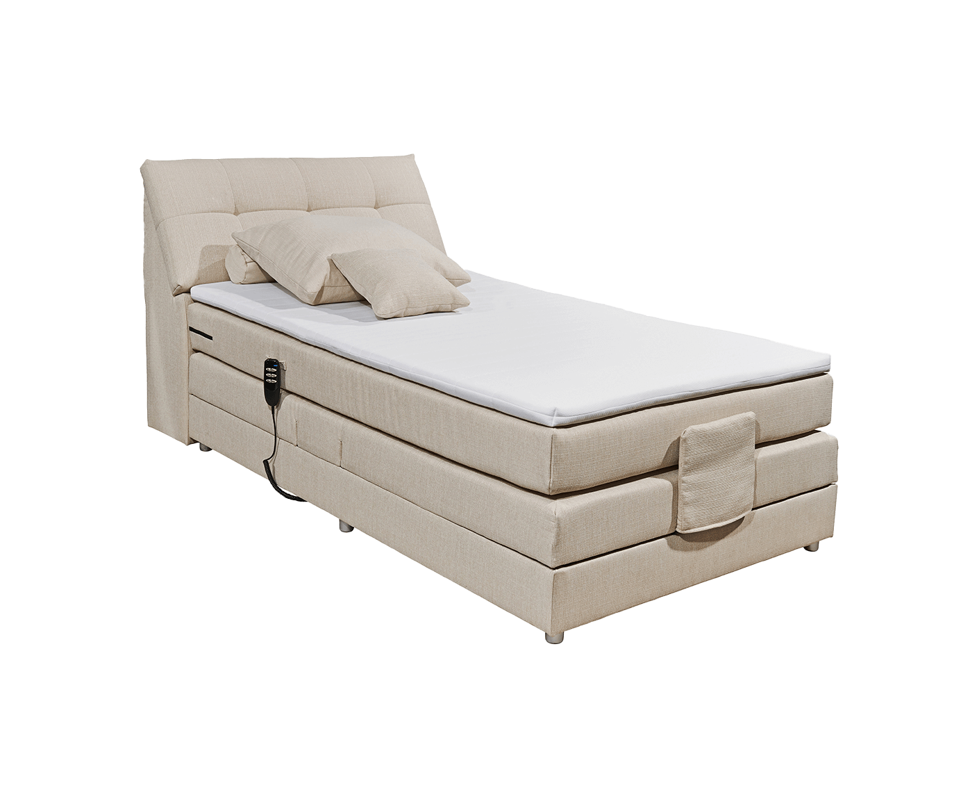 Carpino 120x200 cm Boxspringbett mit Motor