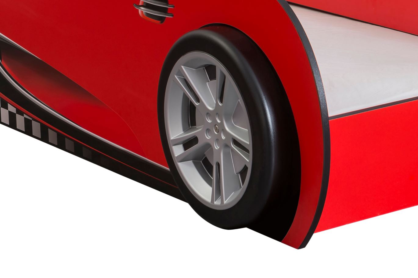 Cilek RACECUP Autobett Kinderbett Bett Ausziehbett Rennfahrerbett Rot