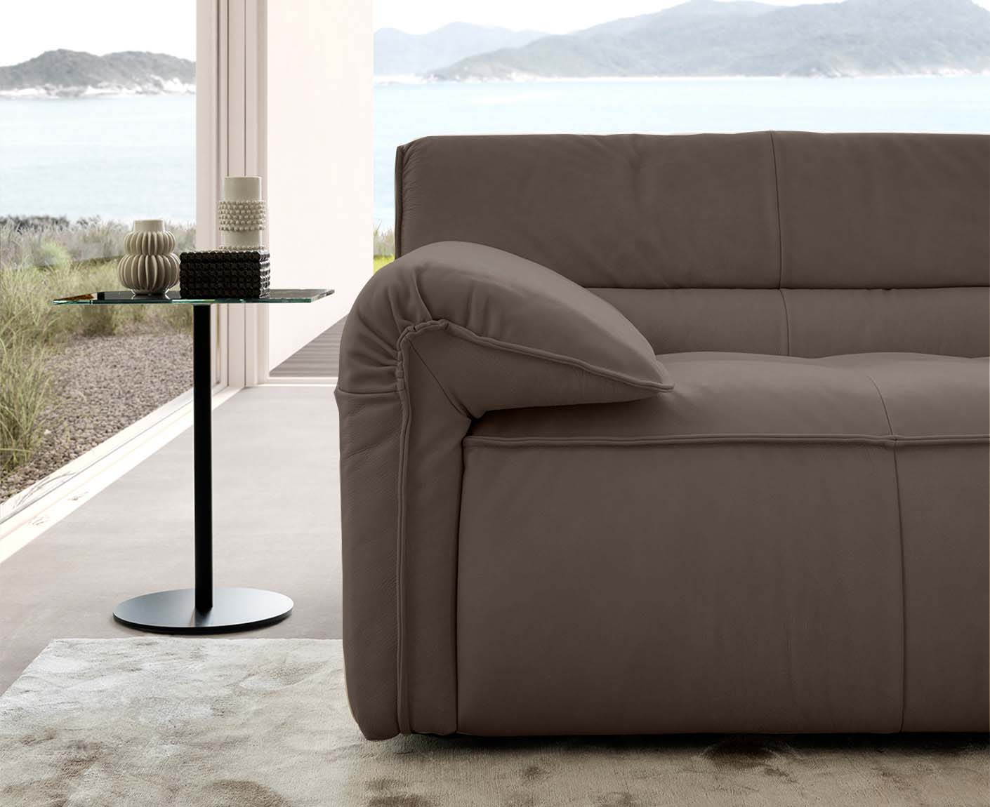 designwerk Vola Ecksofa | 315 x 186 cm | Echtleder