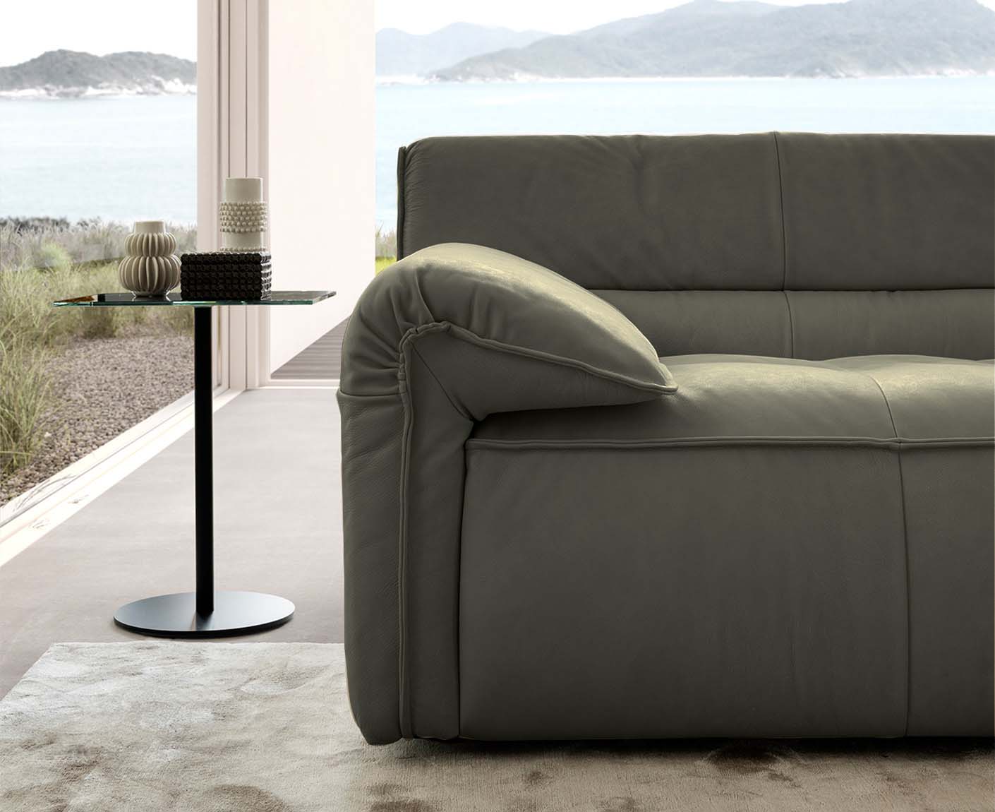 designwerk Vola Ecksofa | 315 x 186 cm | Echtleder