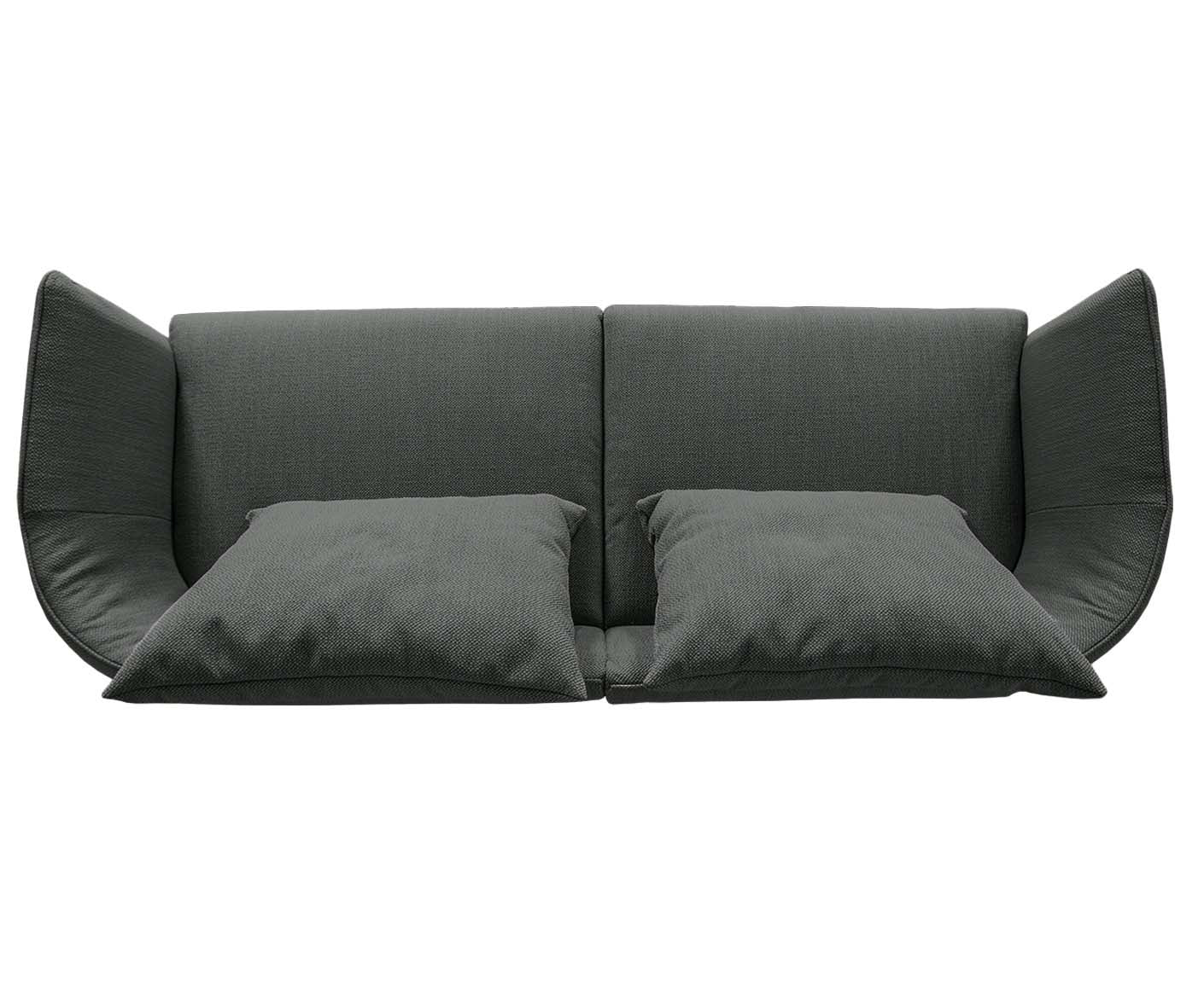 designwerk New York 3-Sitzer Sofa | 253 x 98 cm | feines Flachgewebe