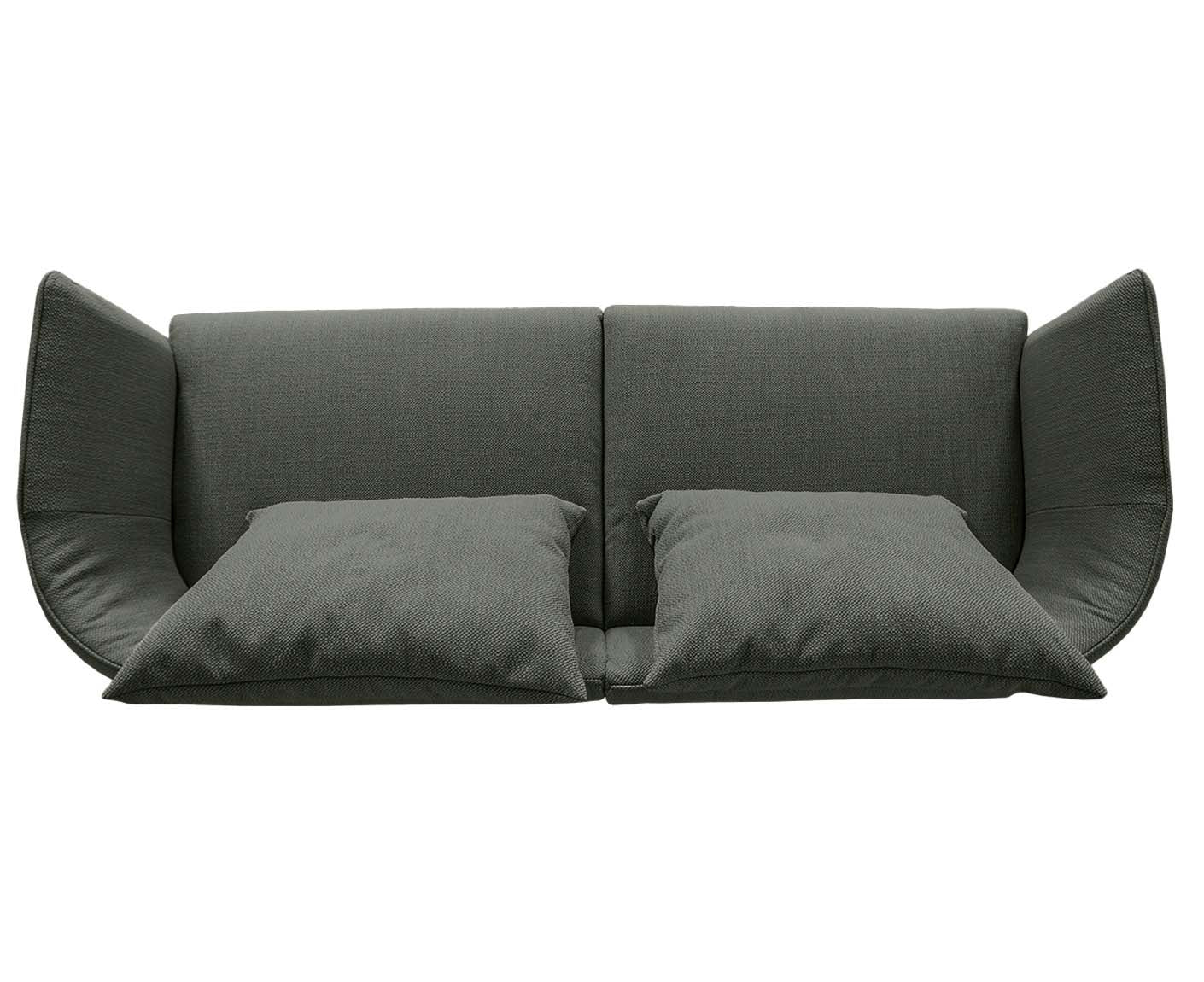 designwerk New York 3-Sitzer Sofa | 253 x 98 cm | feines Flachgewebe