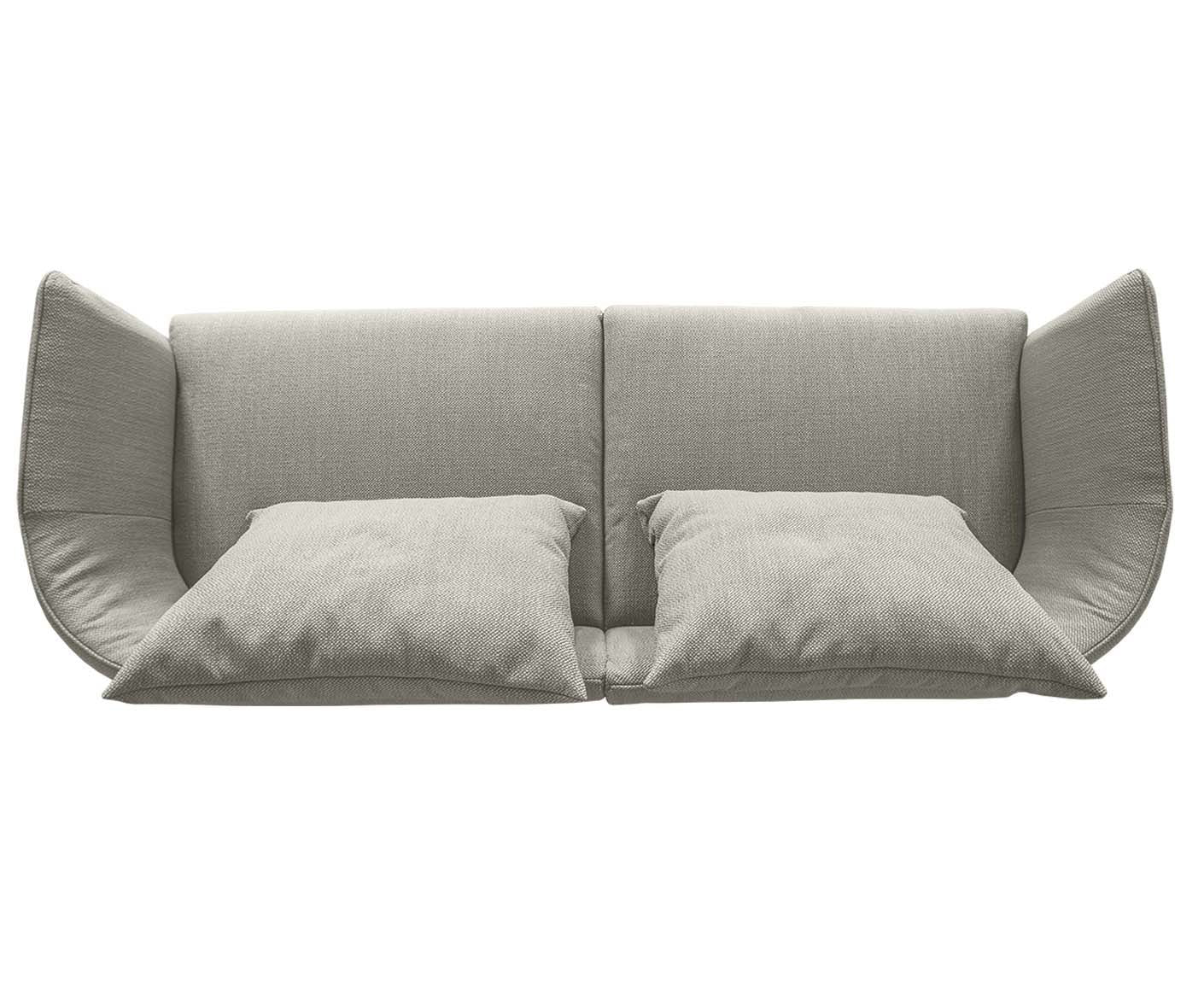 designwerk New York 3-Sitzer Sofa | 253 x 98 cm | feines Flachgewebe