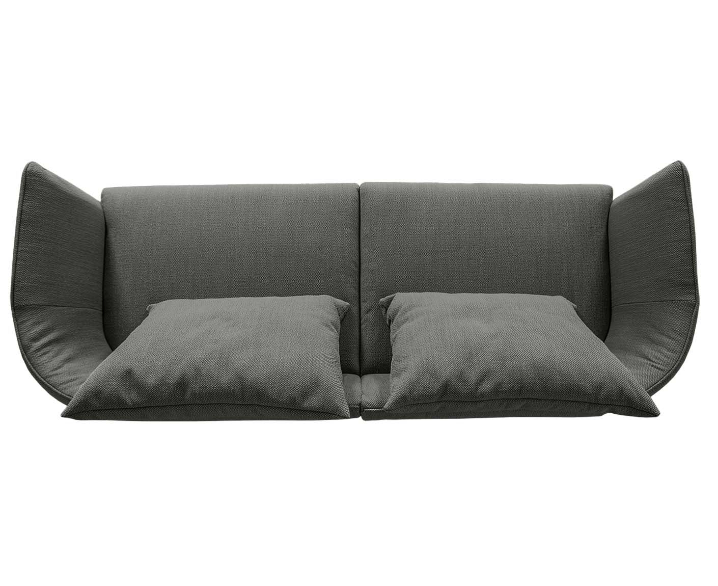 designwerk New York 3-Sitzer Sofa | 253 x 98 cm | feines Flachgewebe