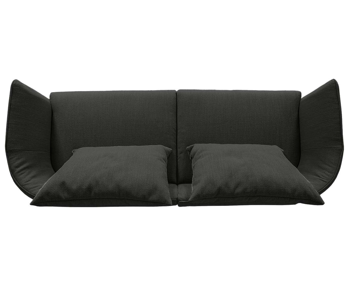 designwerk New York 3-Sitzer Sofa | 253 x 98 cm | feines Flachgewebe