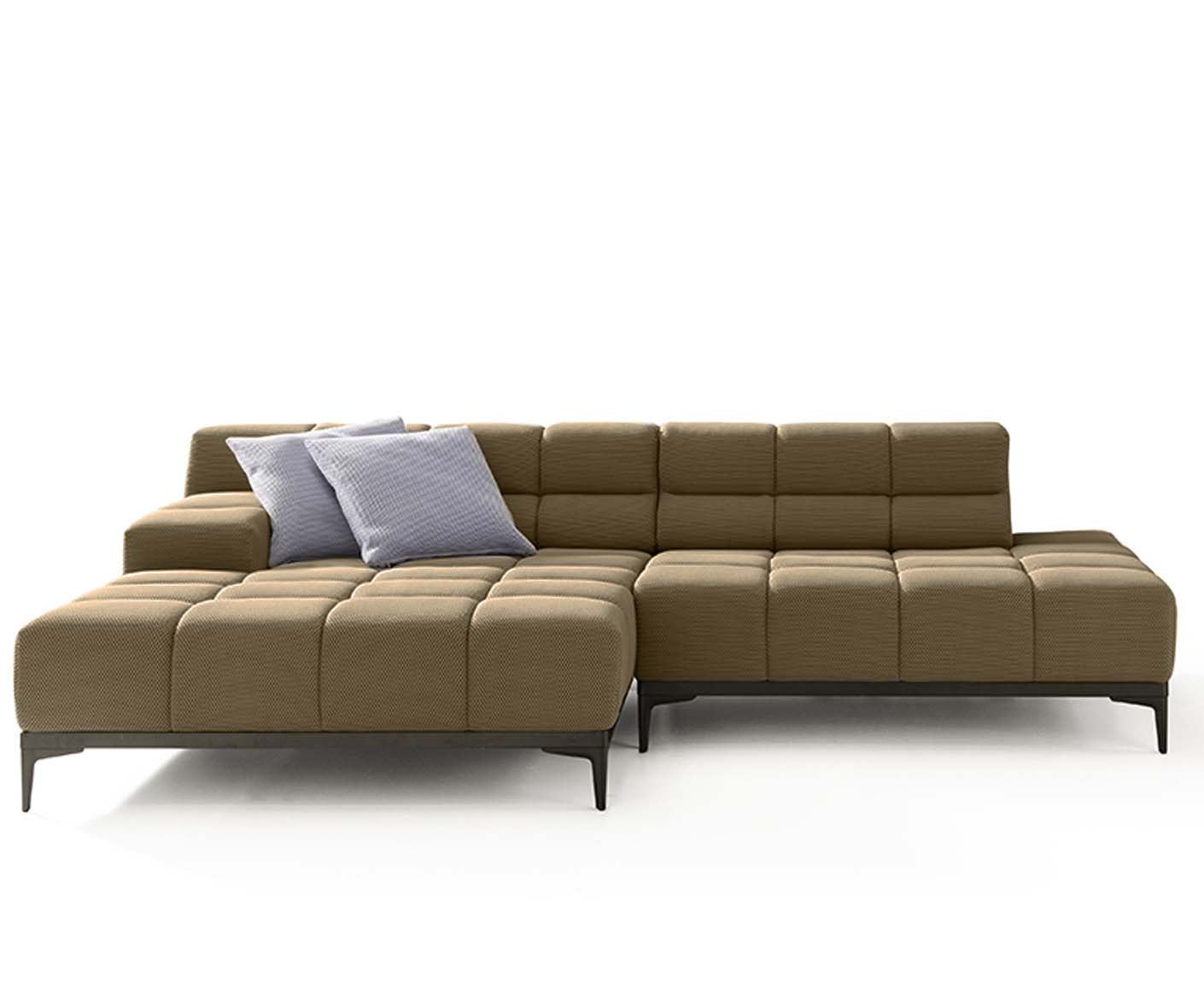 designwerk Oasis Ecksofa | 288 x 169 cm | Flachgewebe 3D-Effekt
