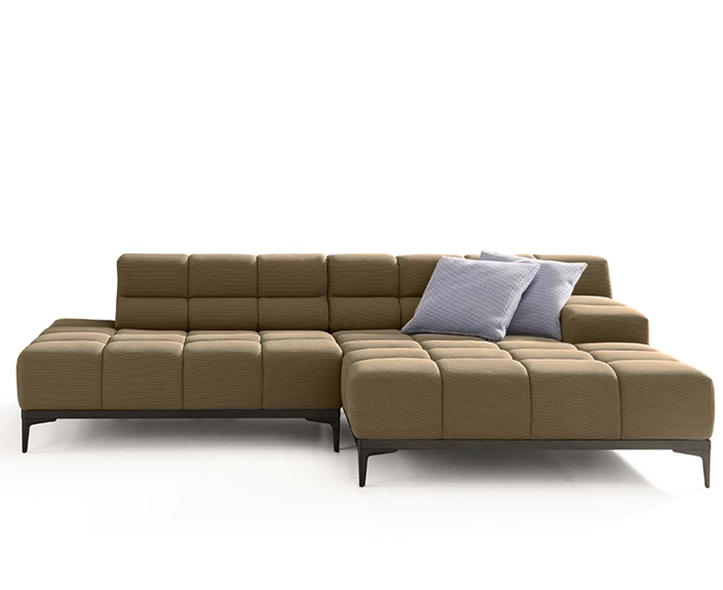 designwerk Oasis Ecksofa | 288 x 169 cm | Flachgewebe 3D-Effekt