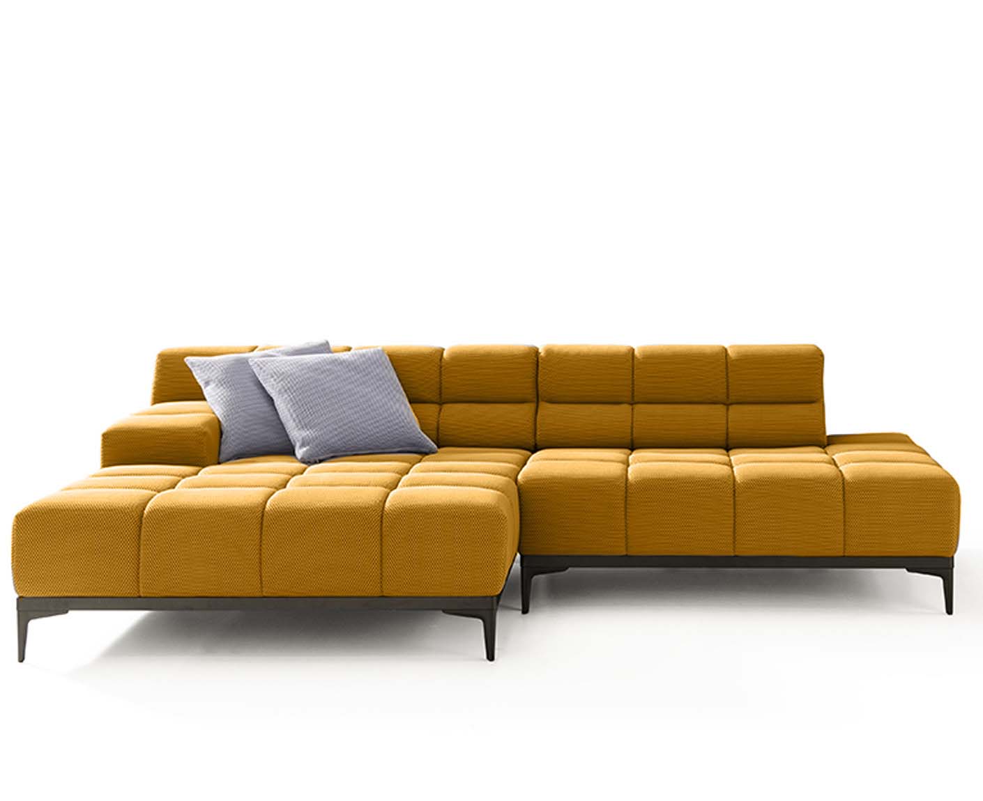 designwerk Oasis Ecksofa | 288 x 169 cm | Flachgewebe 3D-Effekt