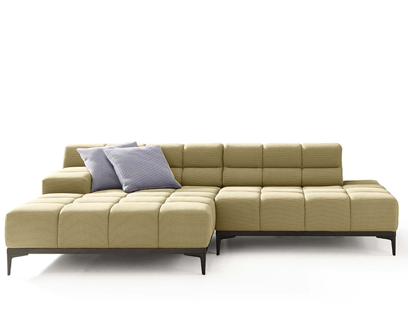 designwerk Oasis Ecksofa | 288 x 169 cm | Flachgewebe 3D-Effekt