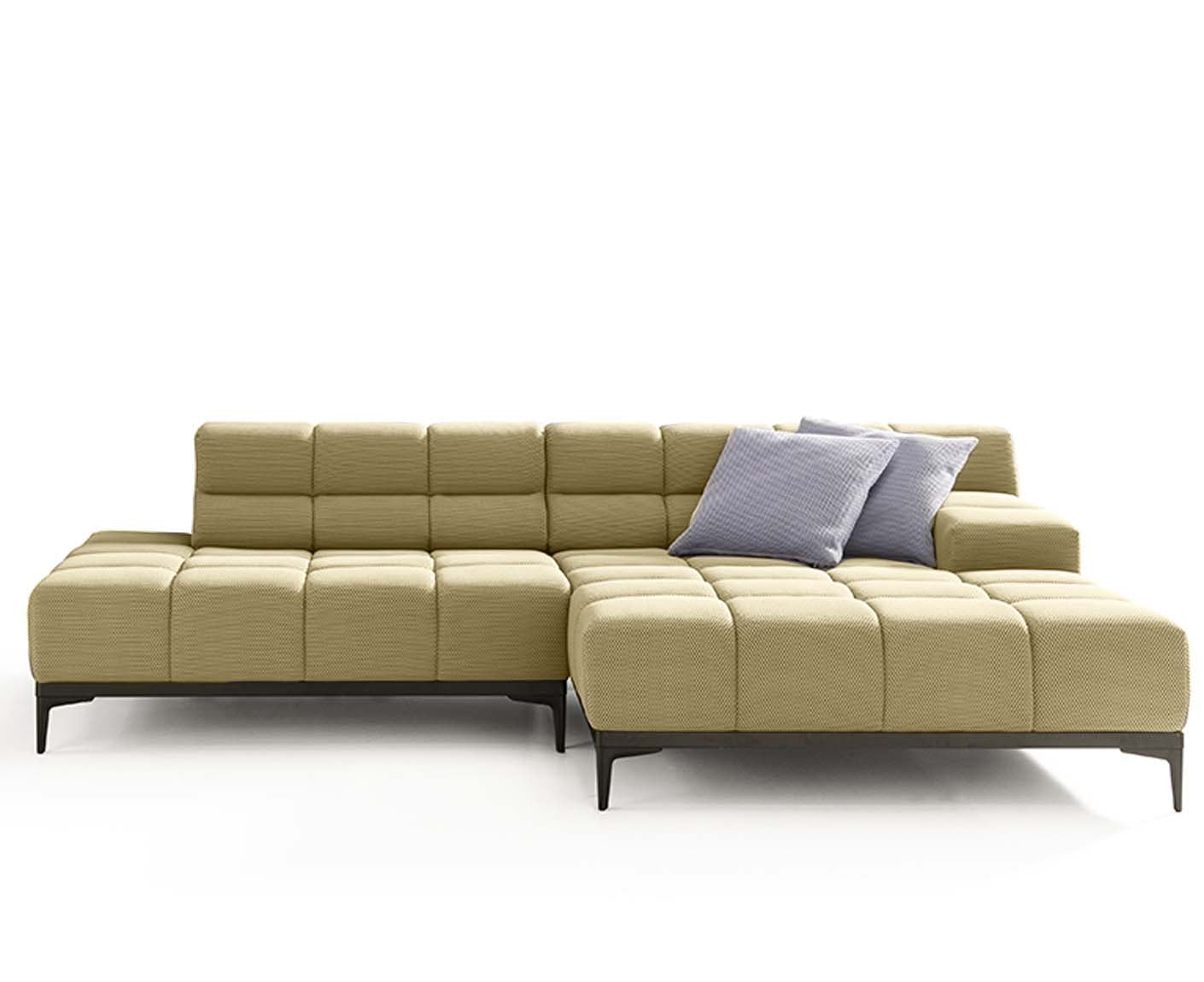 designwerk Oasis Ecksofa | 288 x 169 cm | Flachgewebe 3D-Effekt