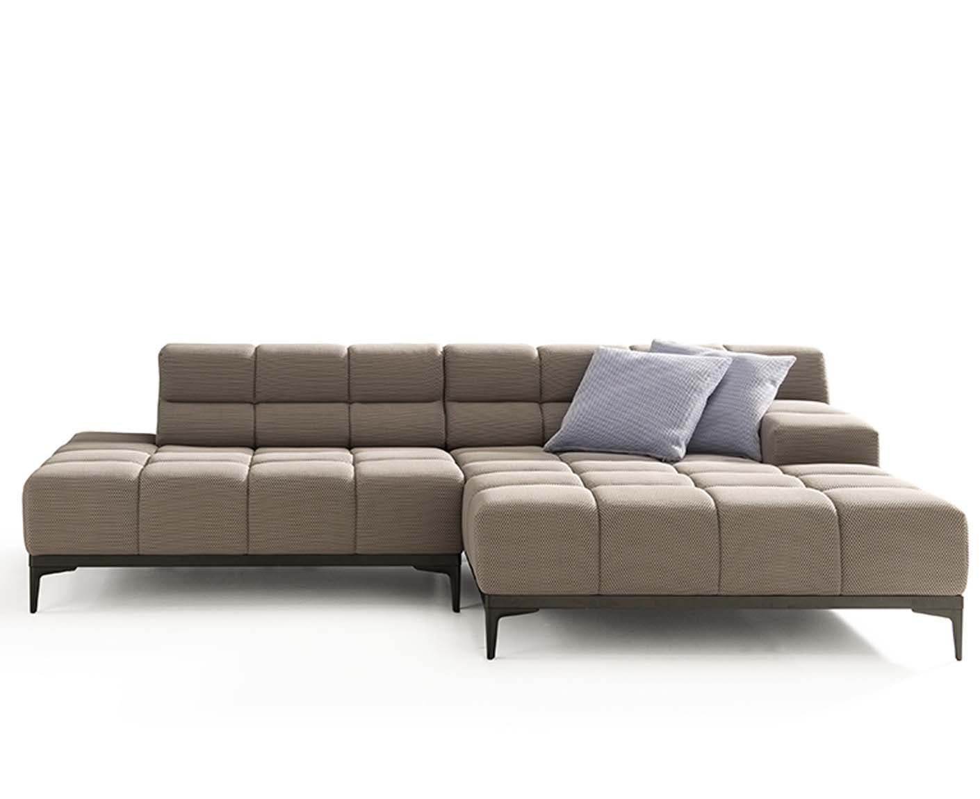 designwerk Oasis Ecksofa | 288 x 169 cm | Flachgewebe 3D-Effekt