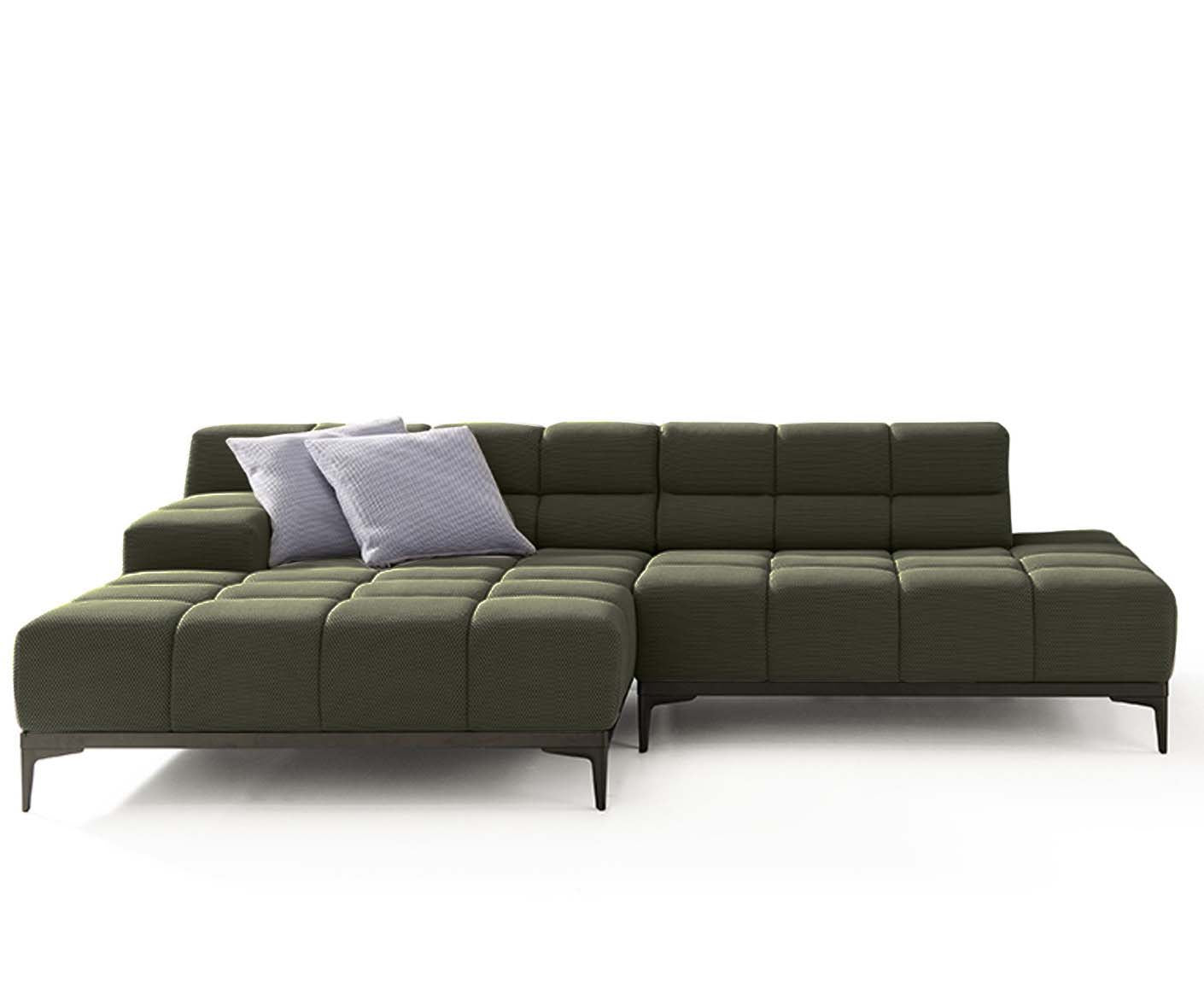 designwerk Oasis Ecksofa | 288 x 169 cm | Flachgewebe 3D-Effekt
