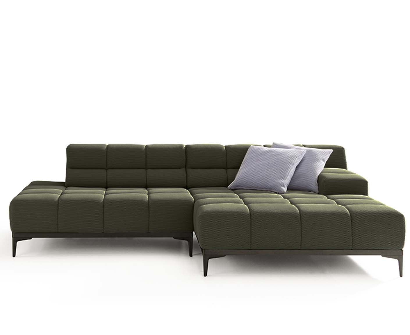 designwerk Oasis Ecksofa | 288 x 169 cm | Flachgewebe 3D-Effekt