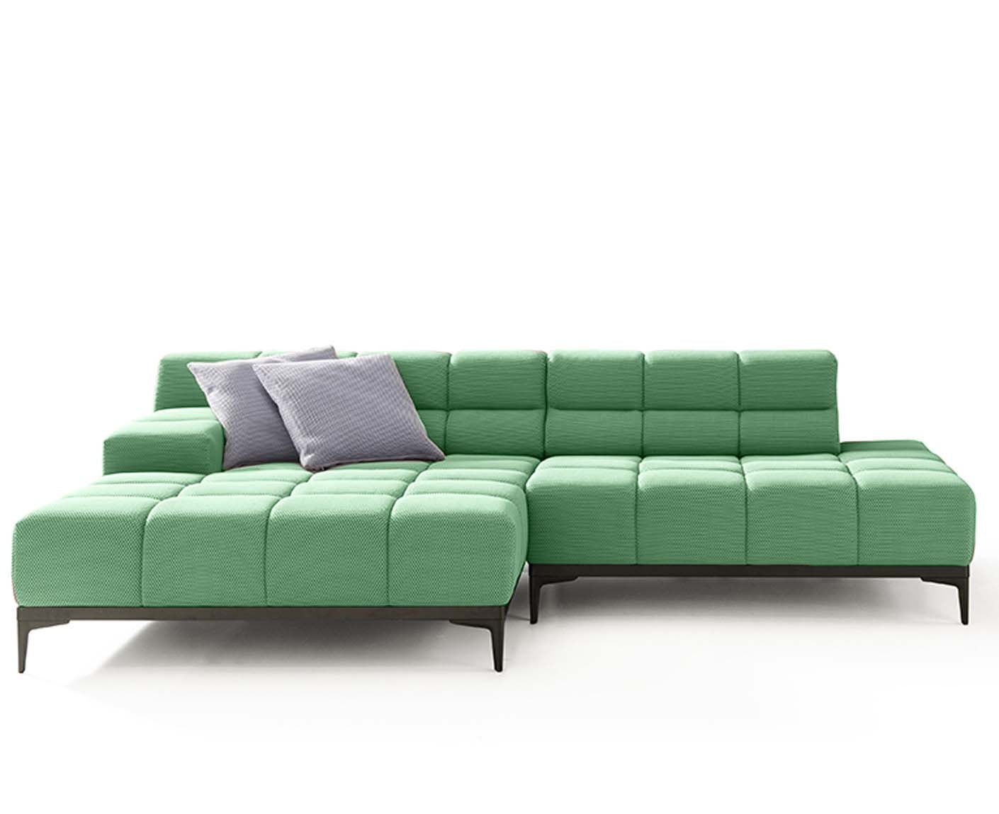 designwerk Oasis Ecksofa | 288 x 169 cm | Flachgewebe 3D-Effekt