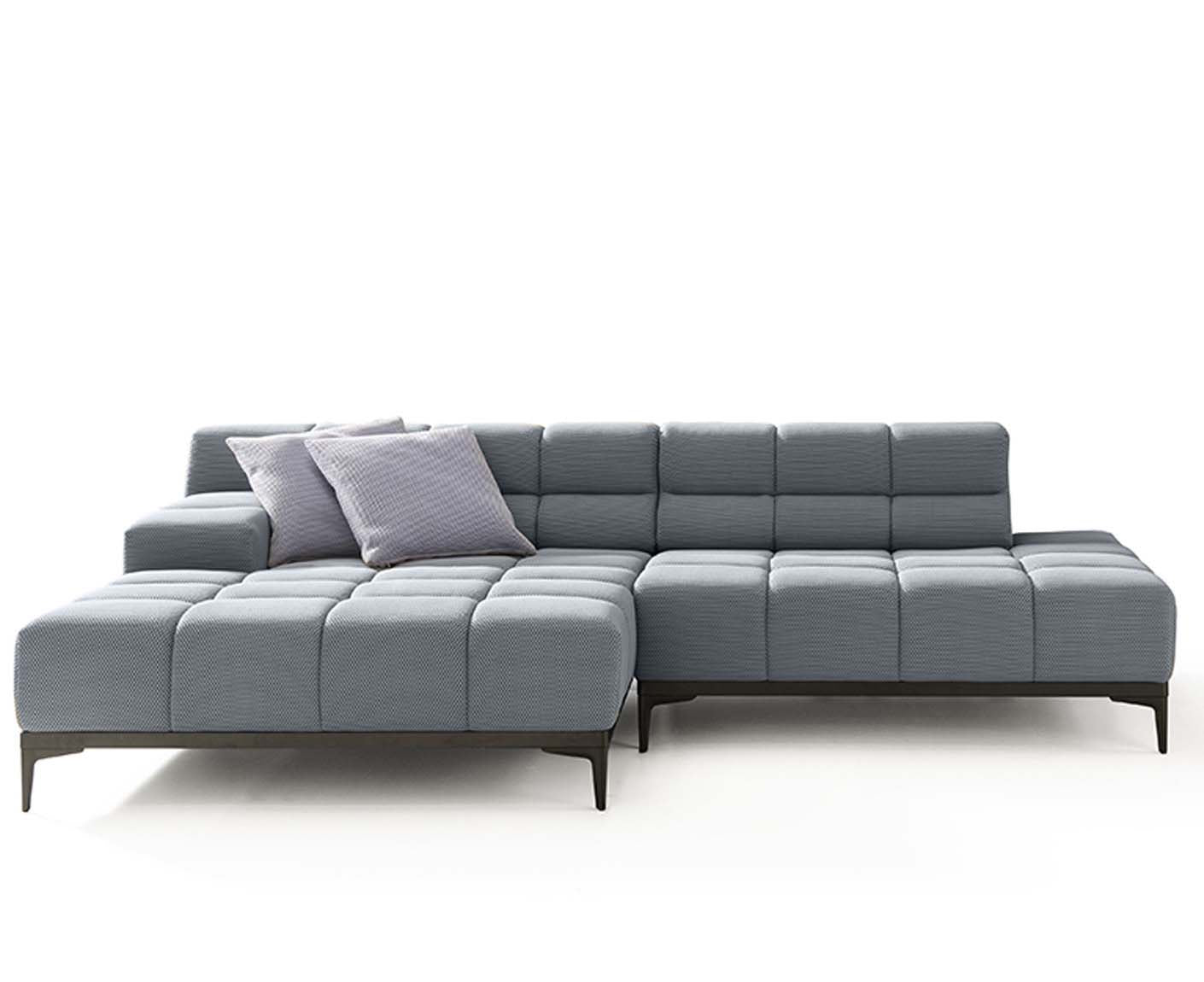 designwerk Oasis Ecksofa | 288 x 169 cm | Flachgewebe 3D-Effekt