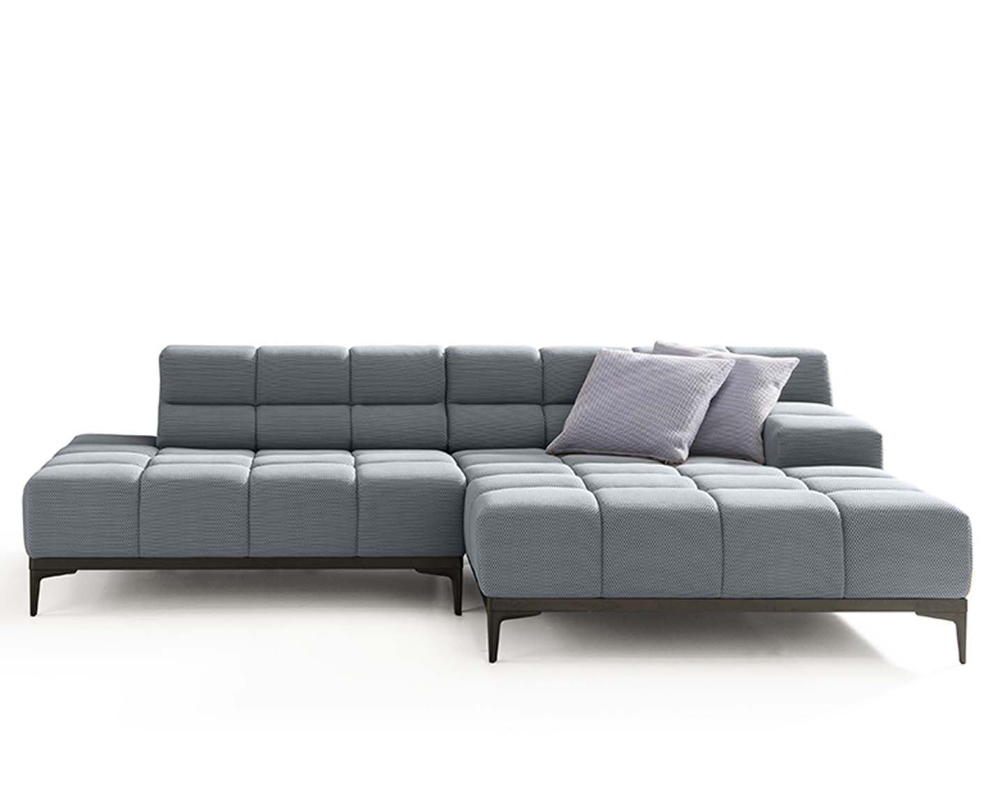 designwerk Oasis Ecksofa | 288 x 169 cm | Flachgewebe 3D-Effekt