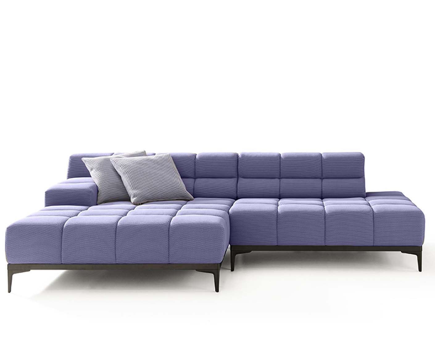 designwerk Oasis Ecksofa | 288 x 169 cm | Flachgewebe 3D-Effekt
