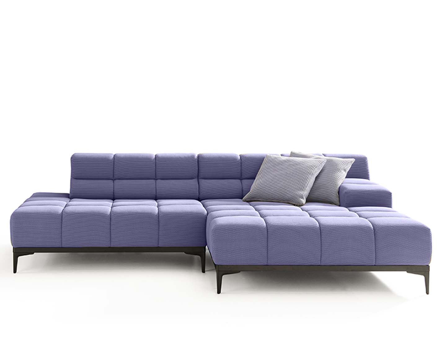designwerk Oasis Ecksofa | 288 x 169 cm | Flachgewebe 3D-Effekt