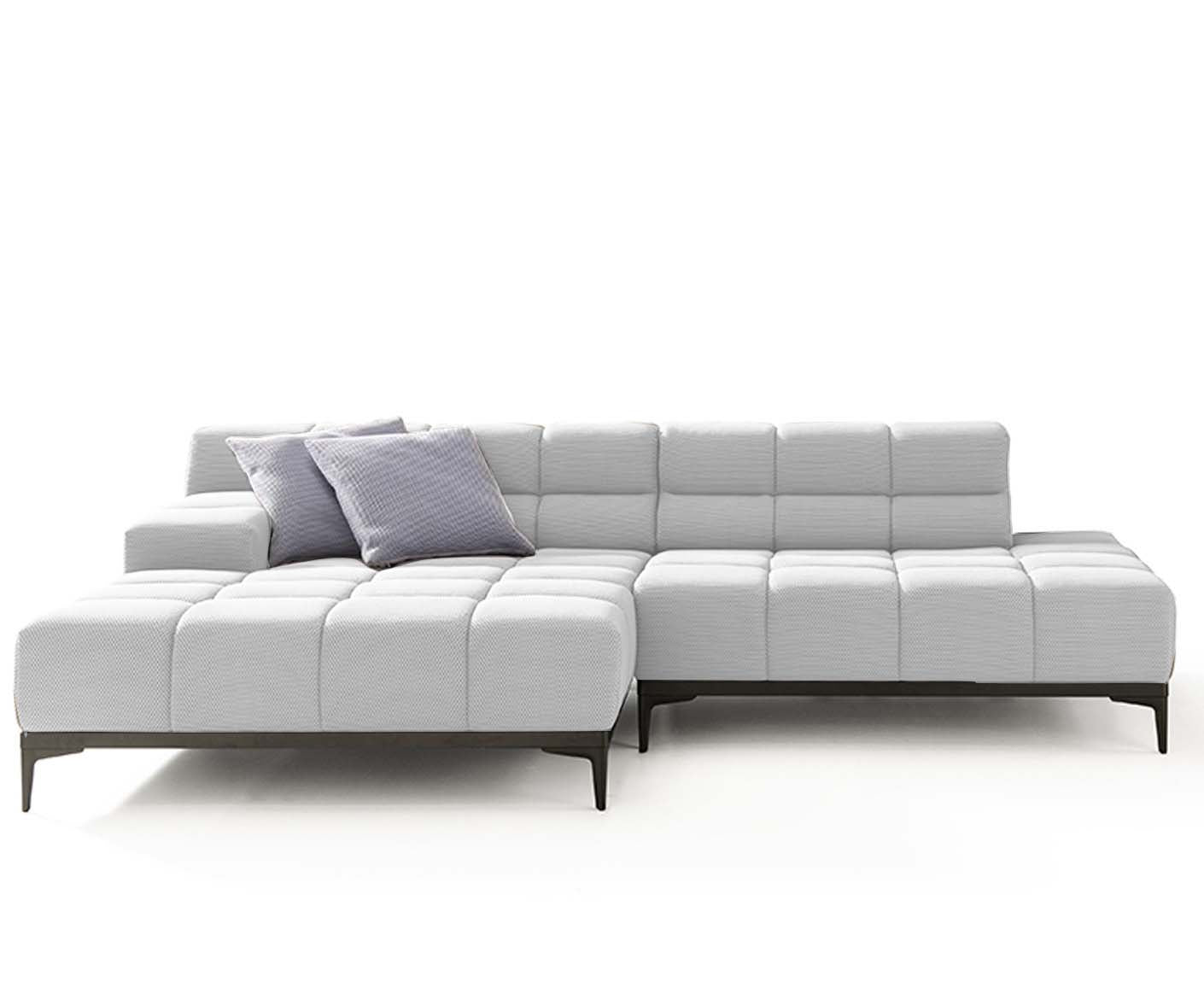 designwerk Oasis Ecksofa | 288 x 169 cm | Flachgewebe 3D-Effekt