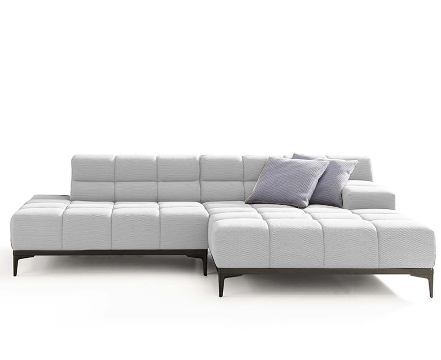designwerk Oasis Ecksofa | 288 x 169 cm | Flachgewebe 3D-Effekt
