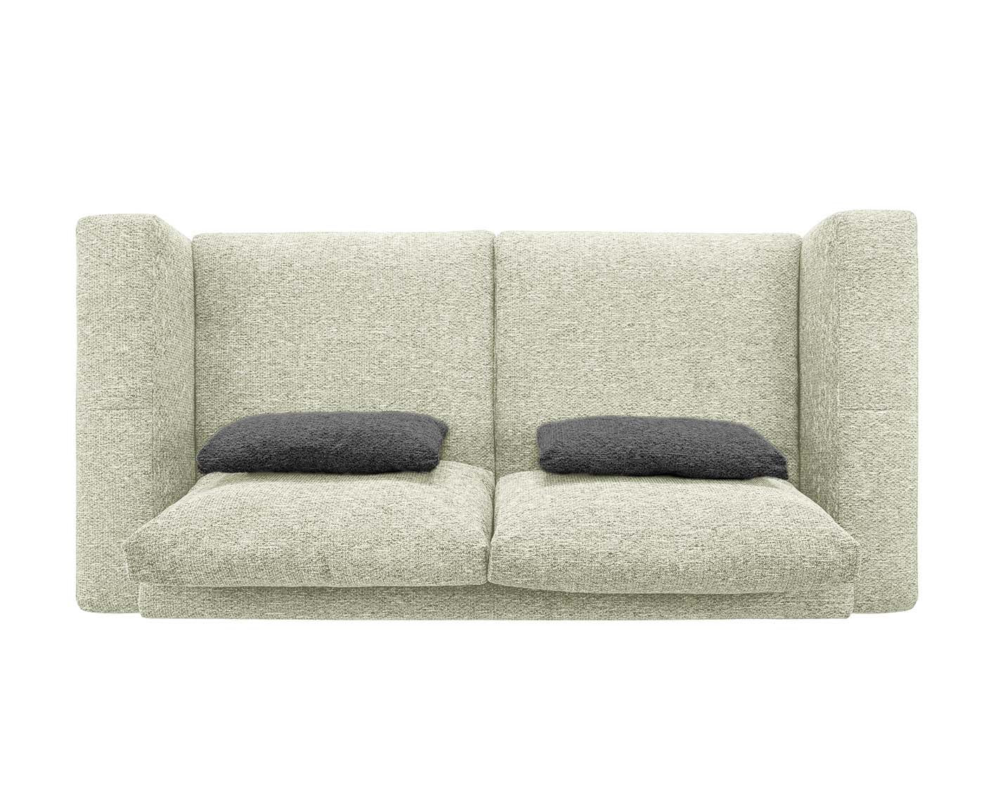 designwerk Parma Sofa | 214 - 294 cm | grobes Flachgewebe