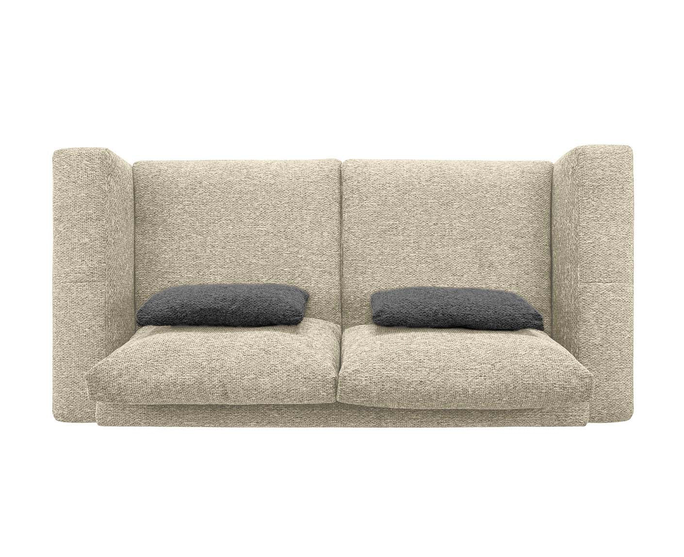 designwerk Parma Sofa | 214 - 294 cm | grobes Flachgewebe