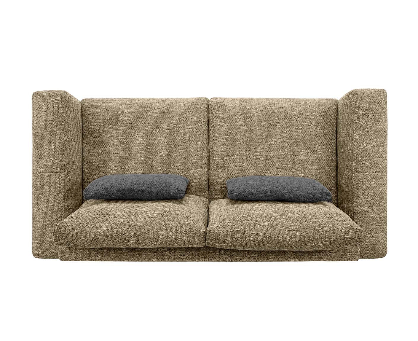 designwerk Parma Sofa | 214 - 294 cm | grobes Flachgewebe