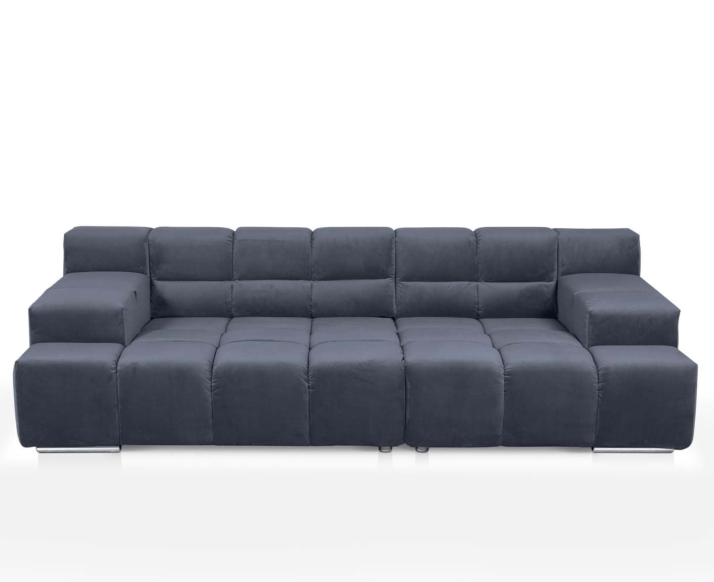 designwerk Temple 3-Sitzer Sofa | 288 x 113 cm| mit Rückenverstellung | Microfaser