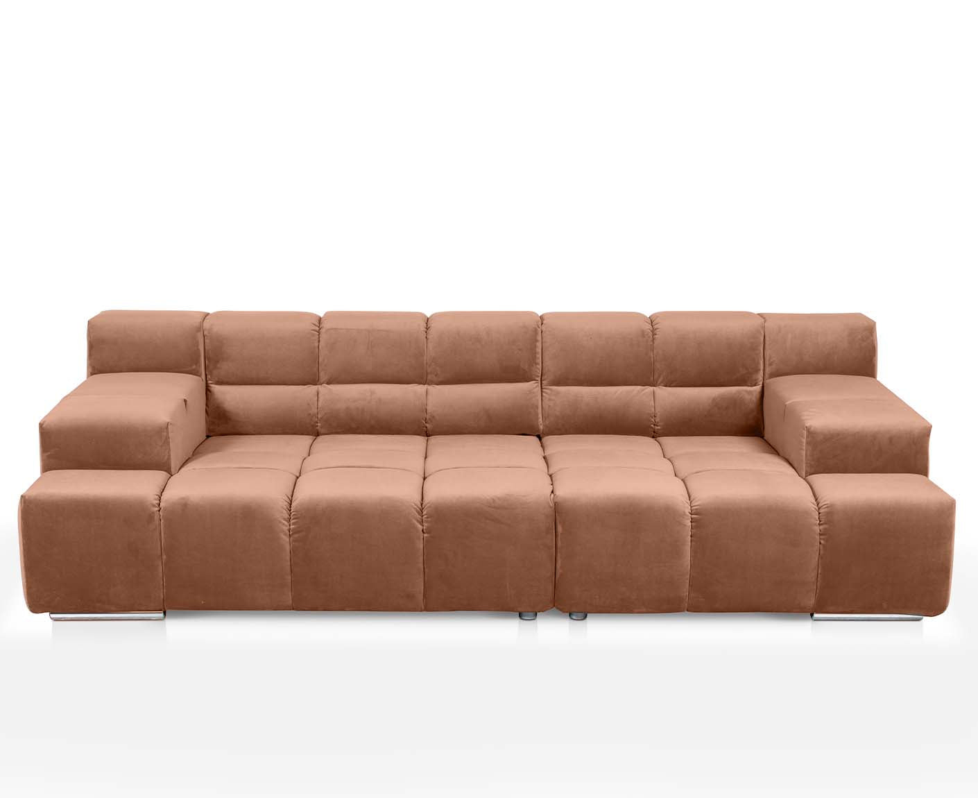 designwerk Temple 3-Sitzer Sofa | 288 x 113 cm| mit Rückenverstellung | Microfaser